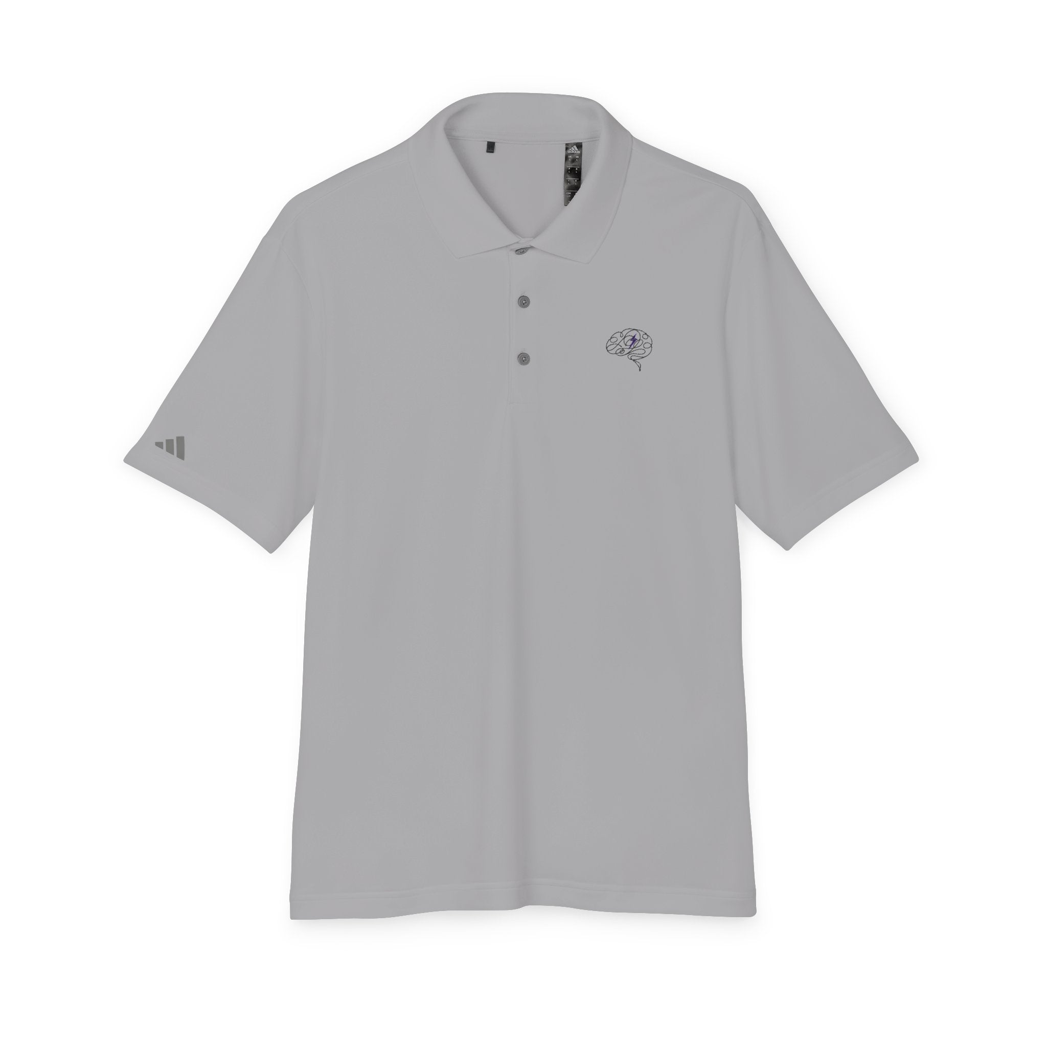 Brain Static Performance Polo | Epilepsy Awareness adidas® Polo