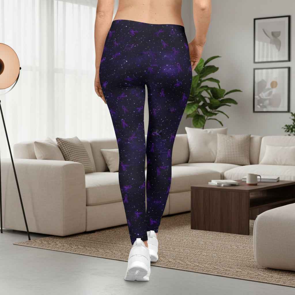 Neurons & Ribbons Epilepsy Awareness Women’s Leggings