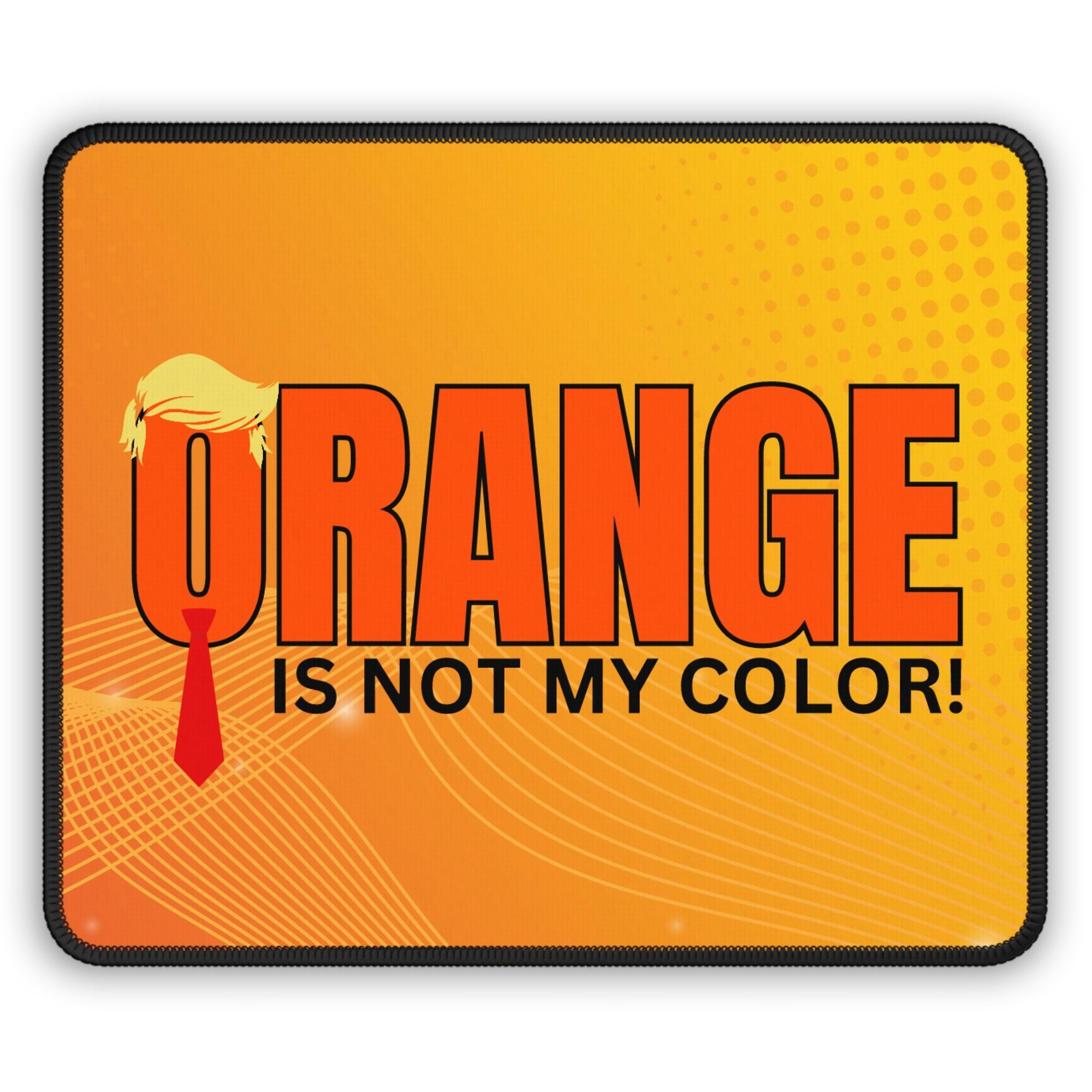 Funny Gaming Mouse Pad - 'Orange is Not My Color!' Design for Gamers Printify