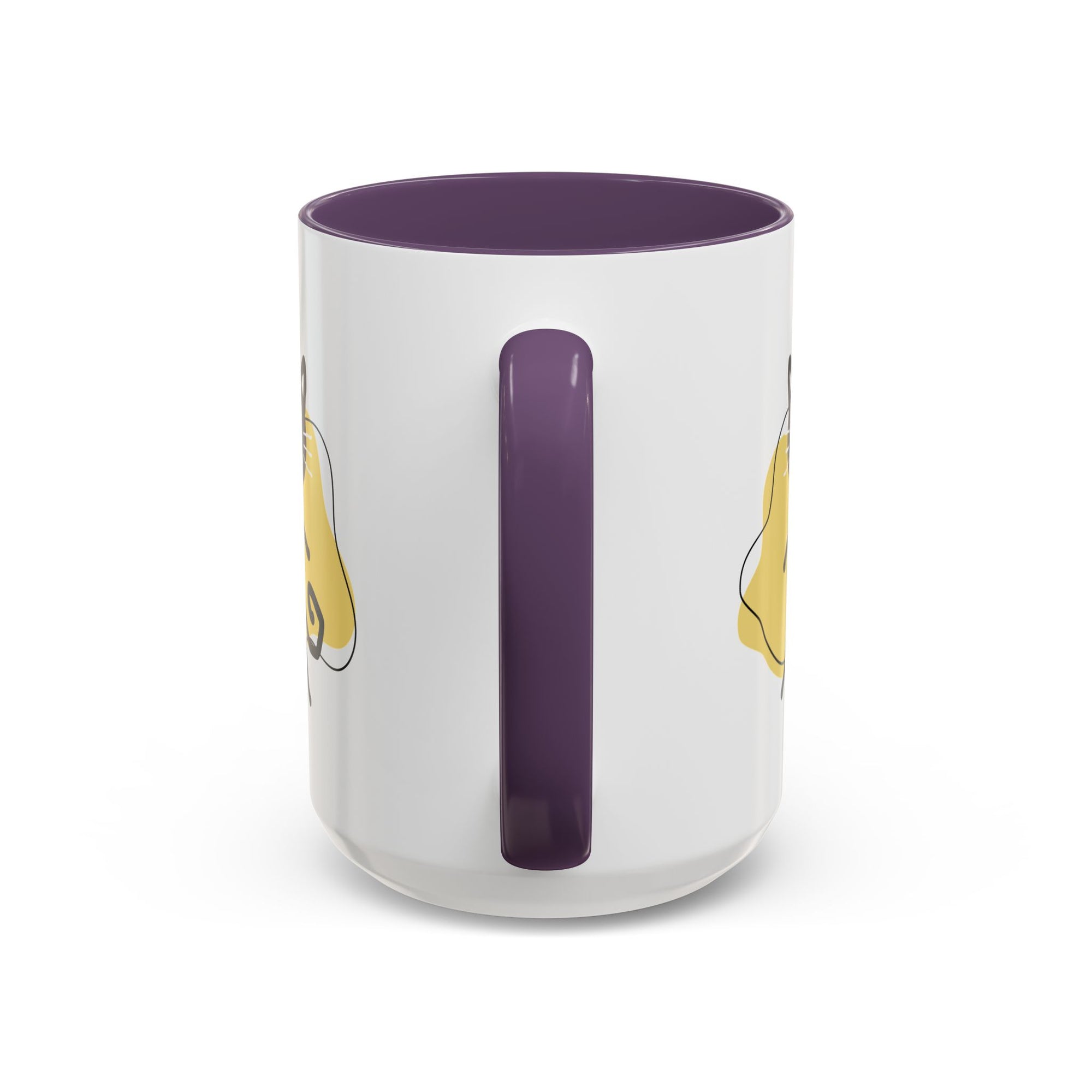 Playful Cat Accent Coffee Mug - 11oz & 15oz