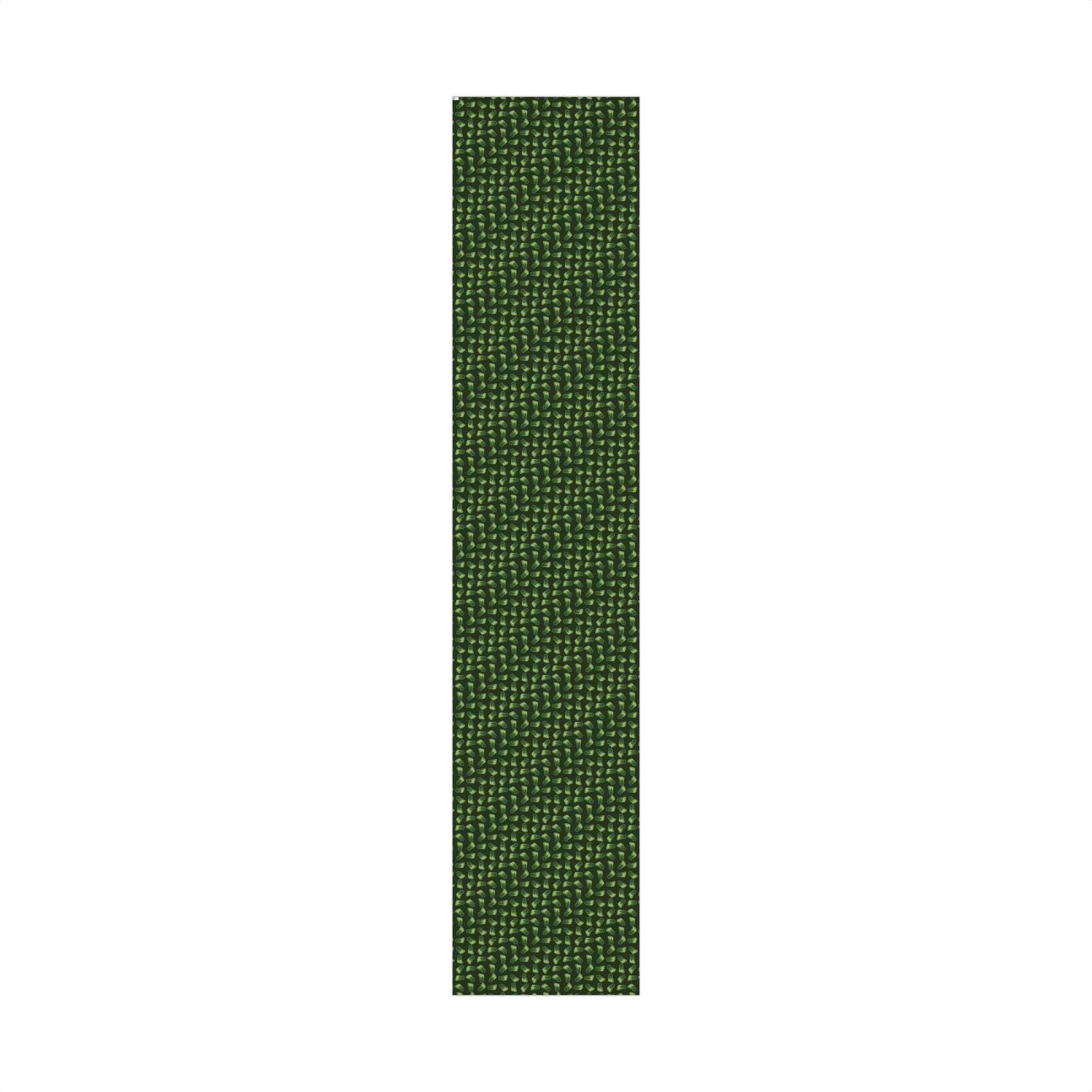 Bigfoot Footprint Wrapping Paper | Sasquatch Forest Gift Wrap | Cryptid All-Occasion Paper