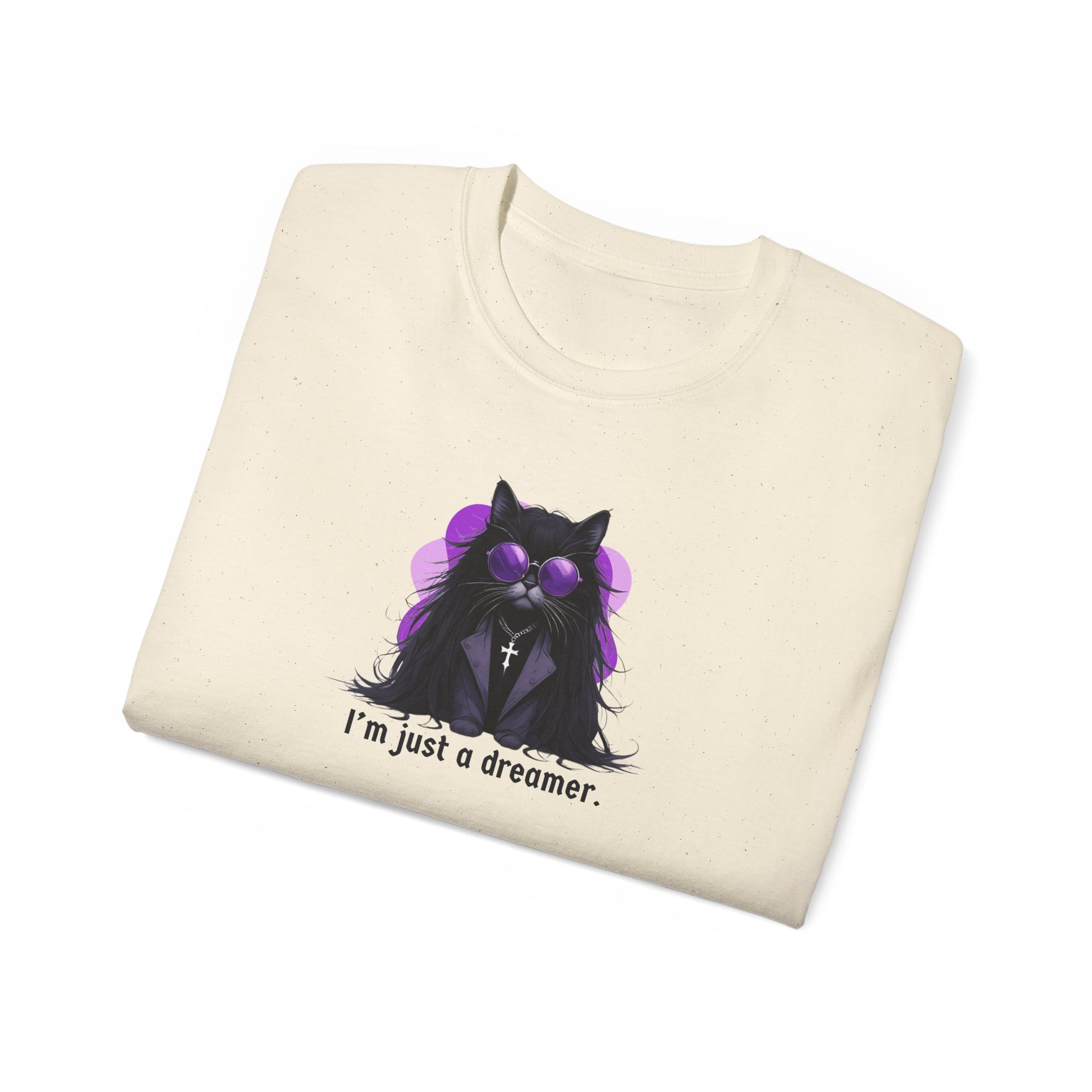 Just a Dreamer Ozzy Cat Graphic Tee