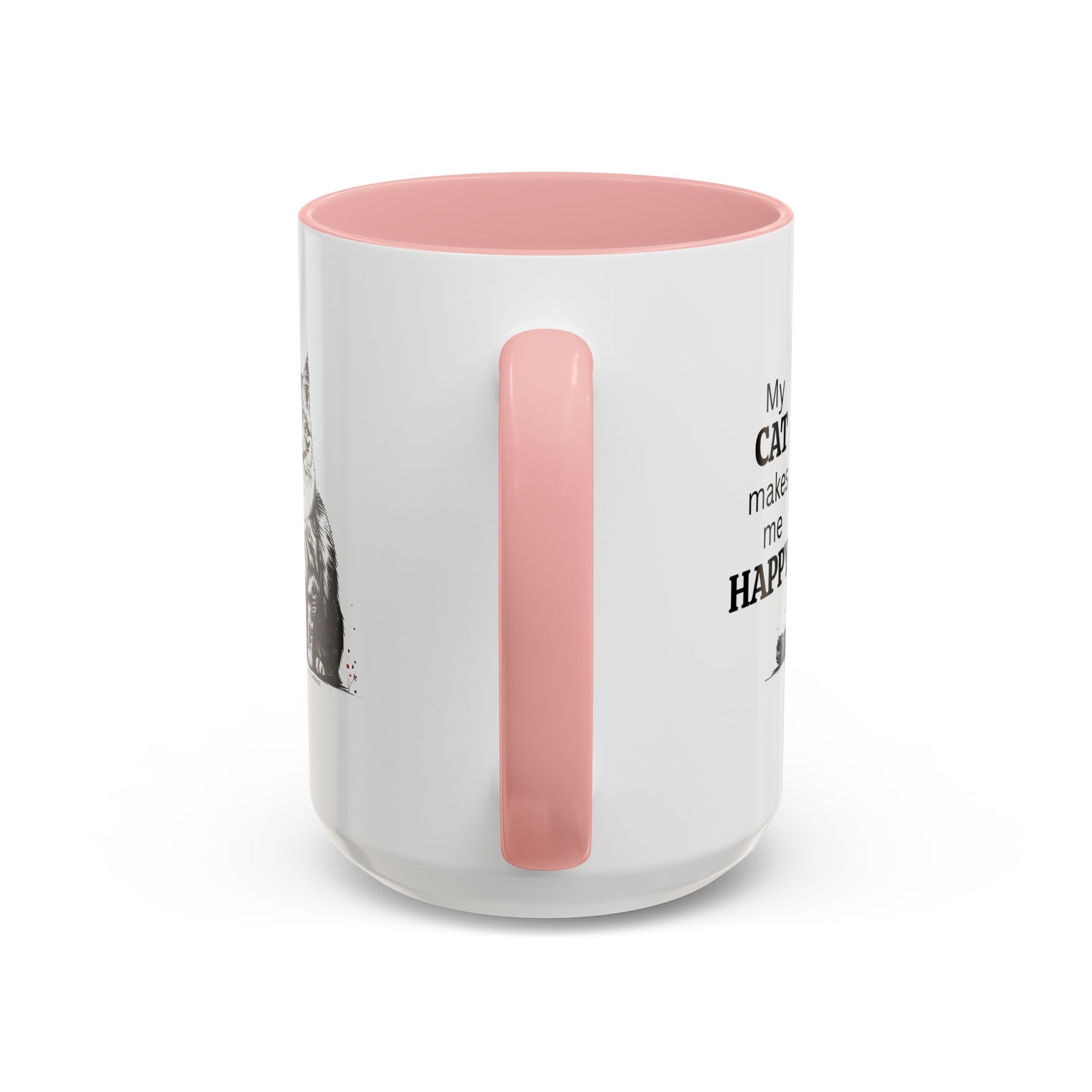 Cat Lover's Accent Coffee Mug: Perfect Gift for Cat Owners