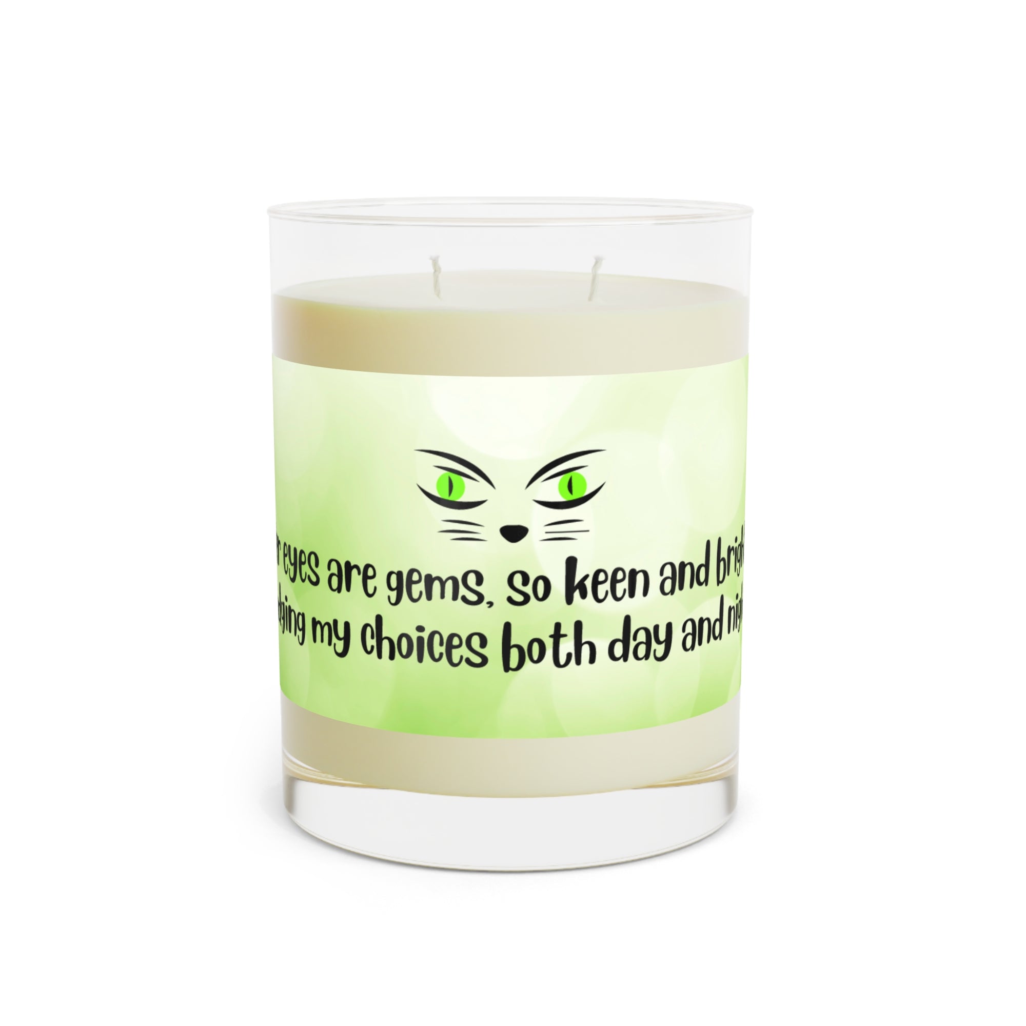 Judging Eyes Scented Candle - Full Glass, 11oz