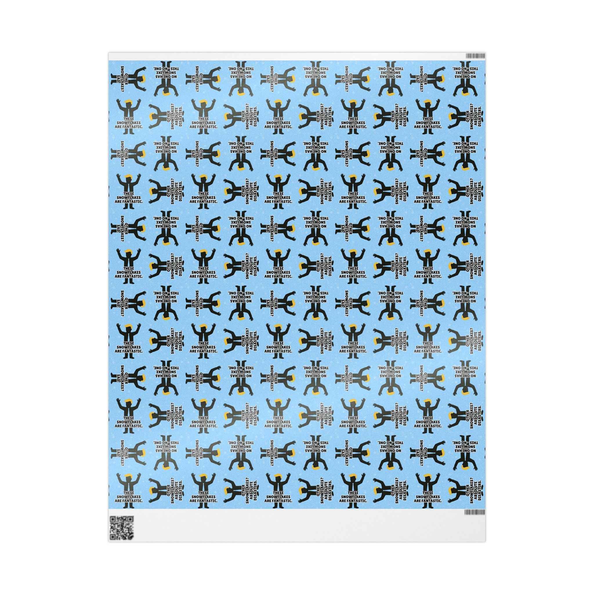 “World-Class Snowflakes” Political Parody Gift Wrap