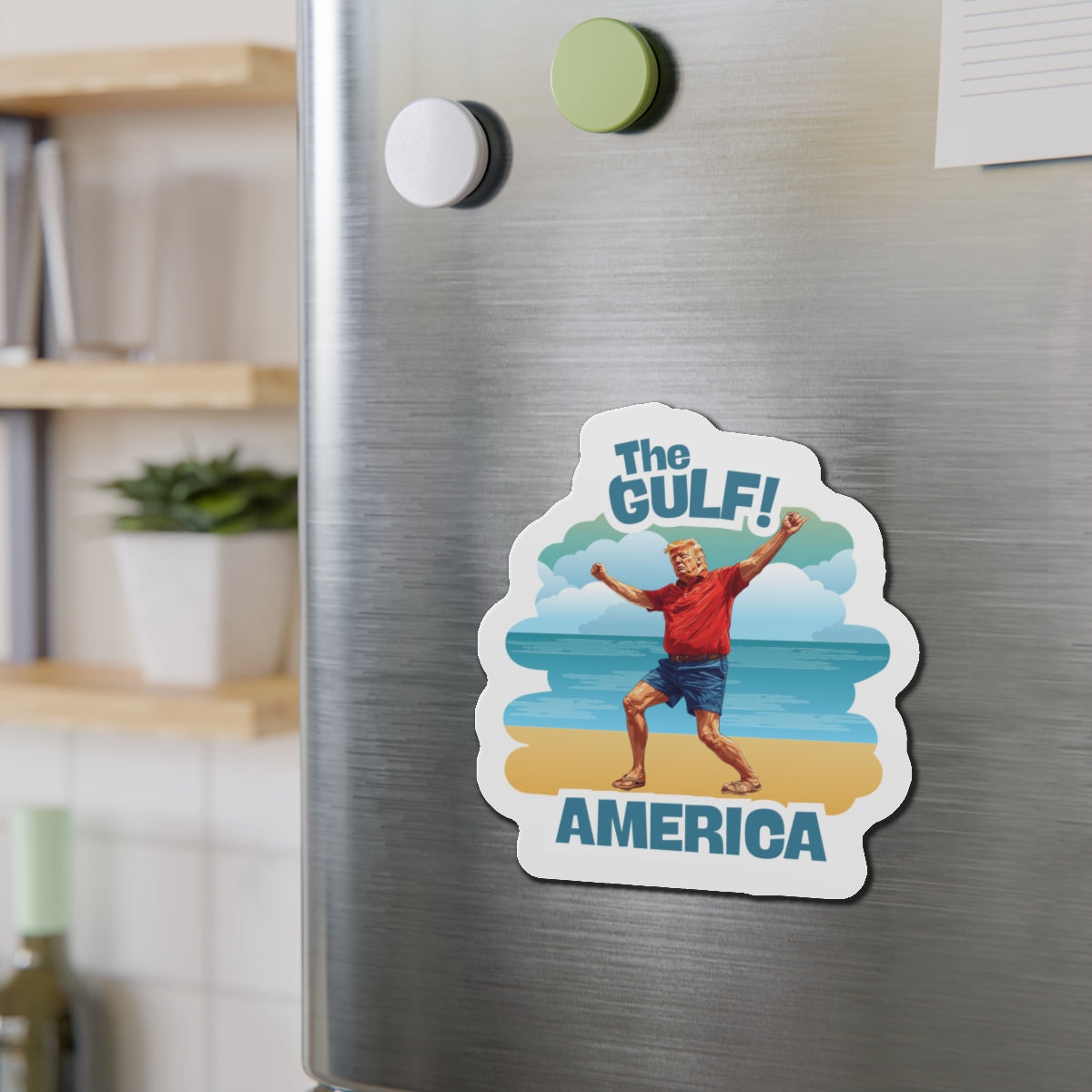 Gulf Coast Die-Cut Magnet, Fun Home Decor