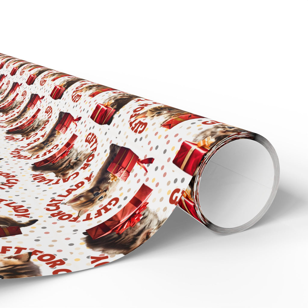 Cat Lady Wrapping Paper for Gifts