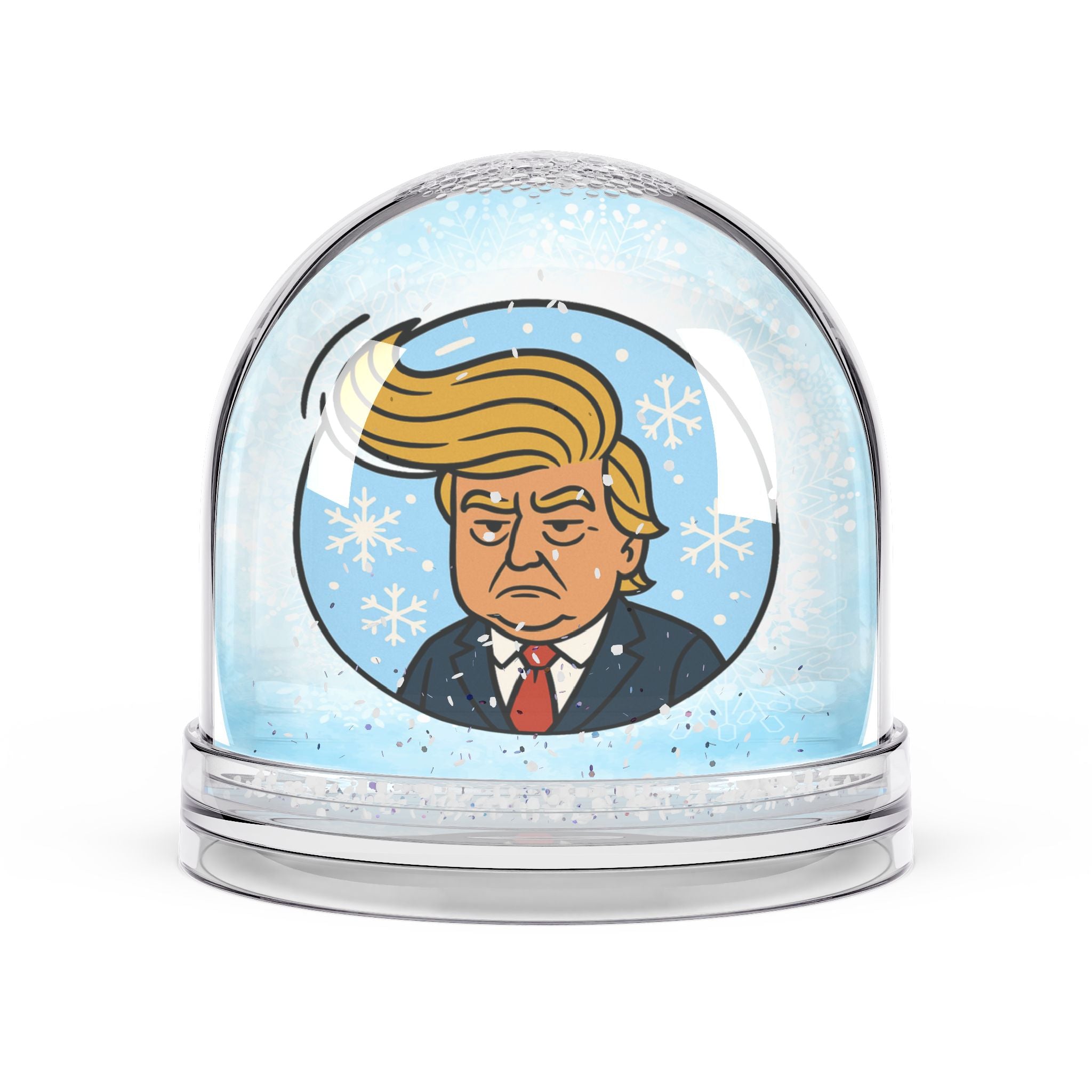 Bombastic Blonde Politician Snow Globe