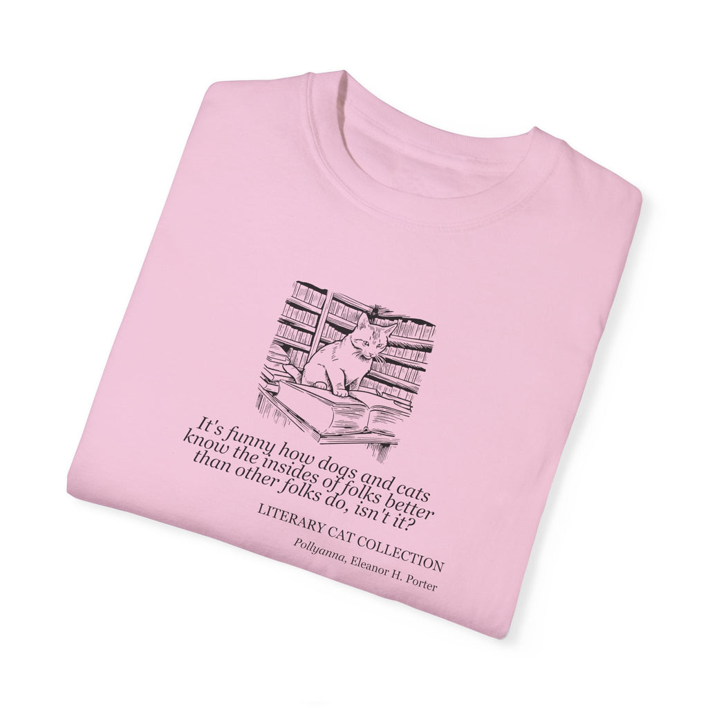 Literary Cat Unisex T-Shirt - Pollyanna