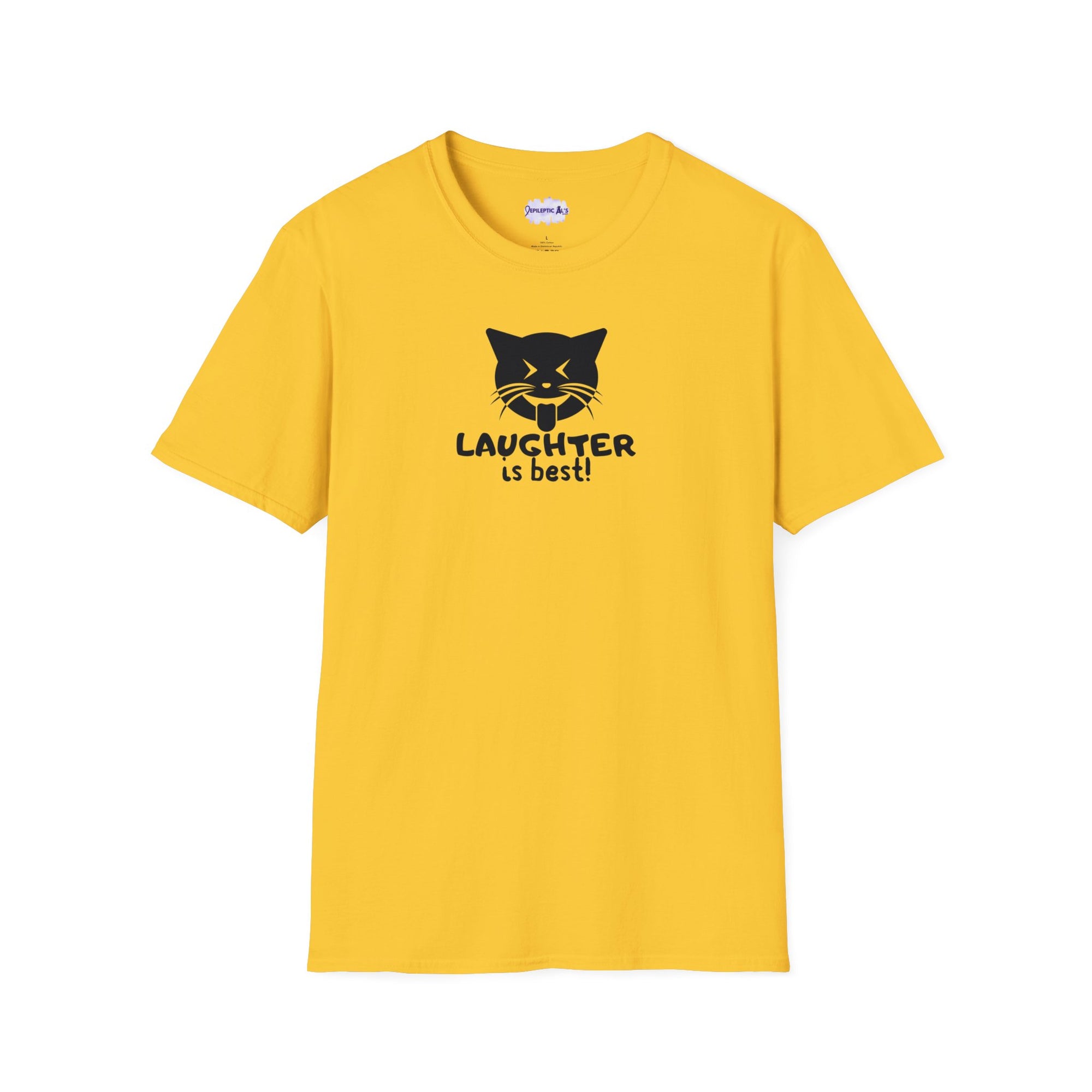Laughter Unisex Softstyle T - Shirt - T - Shirt - Epileptic Al’s Shop