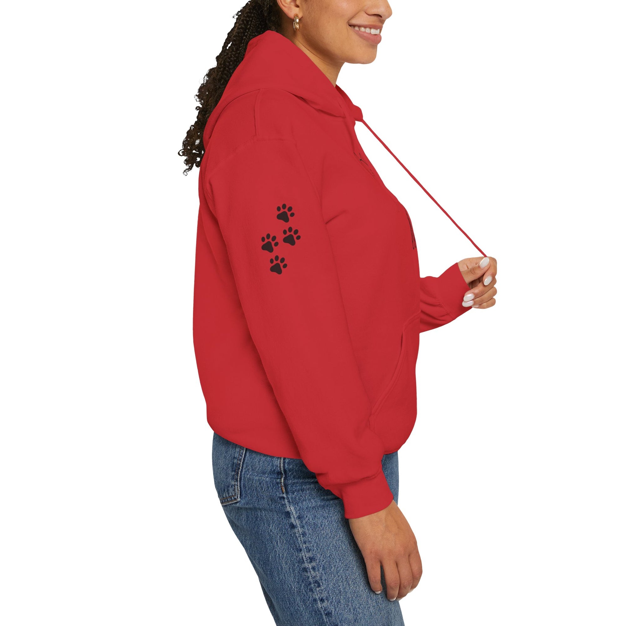 Cozy Stick Cat Lover Hoodie