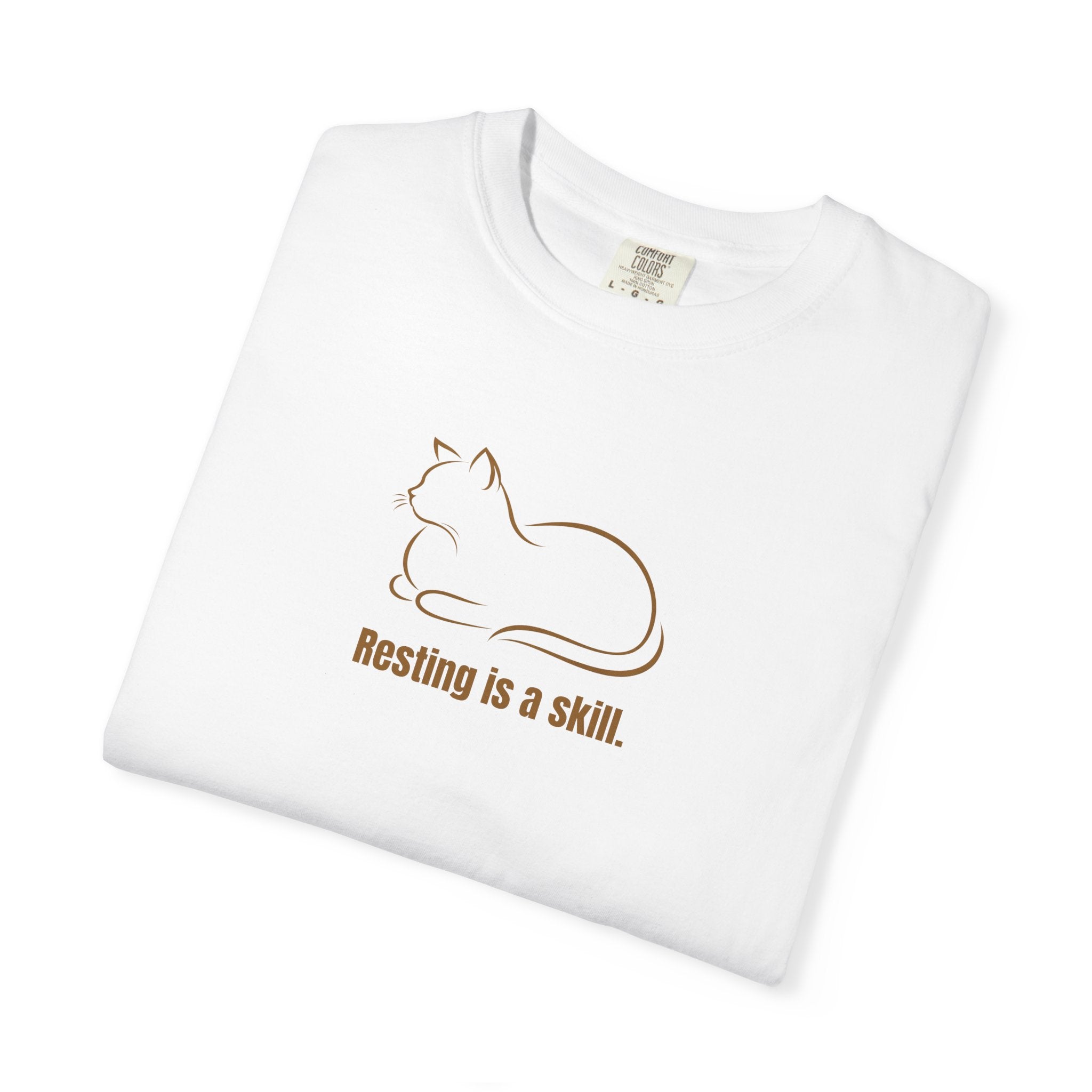 Resting Is a Skill Cat T-Shirt