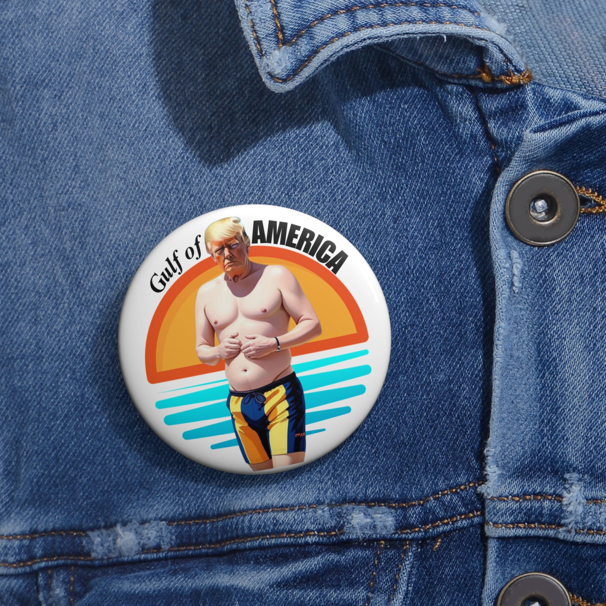 Pin Buttons | Fun Summer Vibes | American Gulf Design