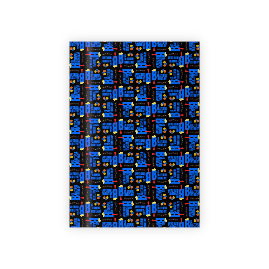 Big Beautiful Birthday Gift Wrapping Paper Roll