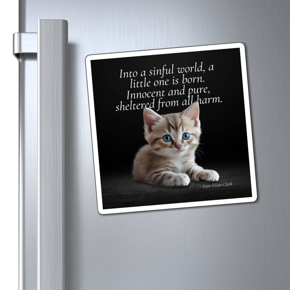 Photo depicting the ​A Little One is Born Magnets from EpiAl's Shop.