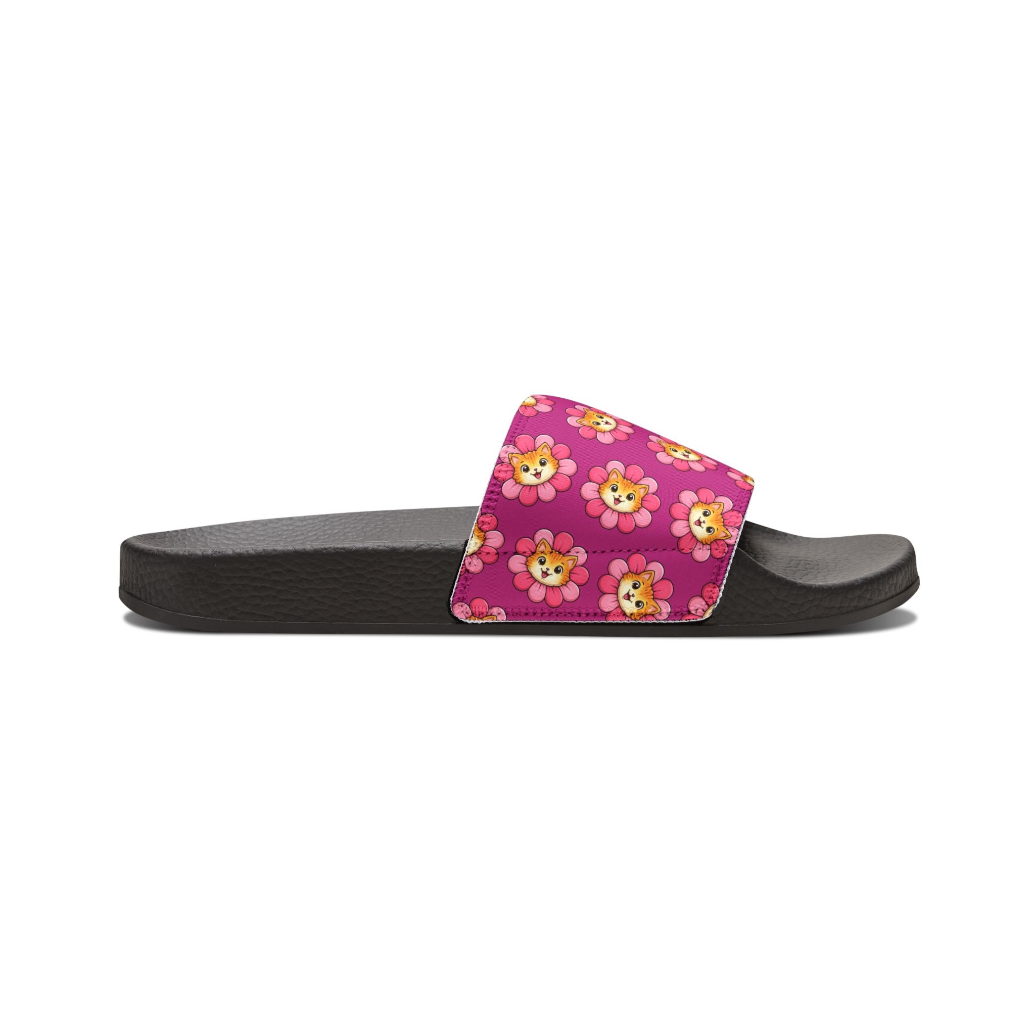 Floral Cat Slide Sandals — Sunshine With Opinions Edition