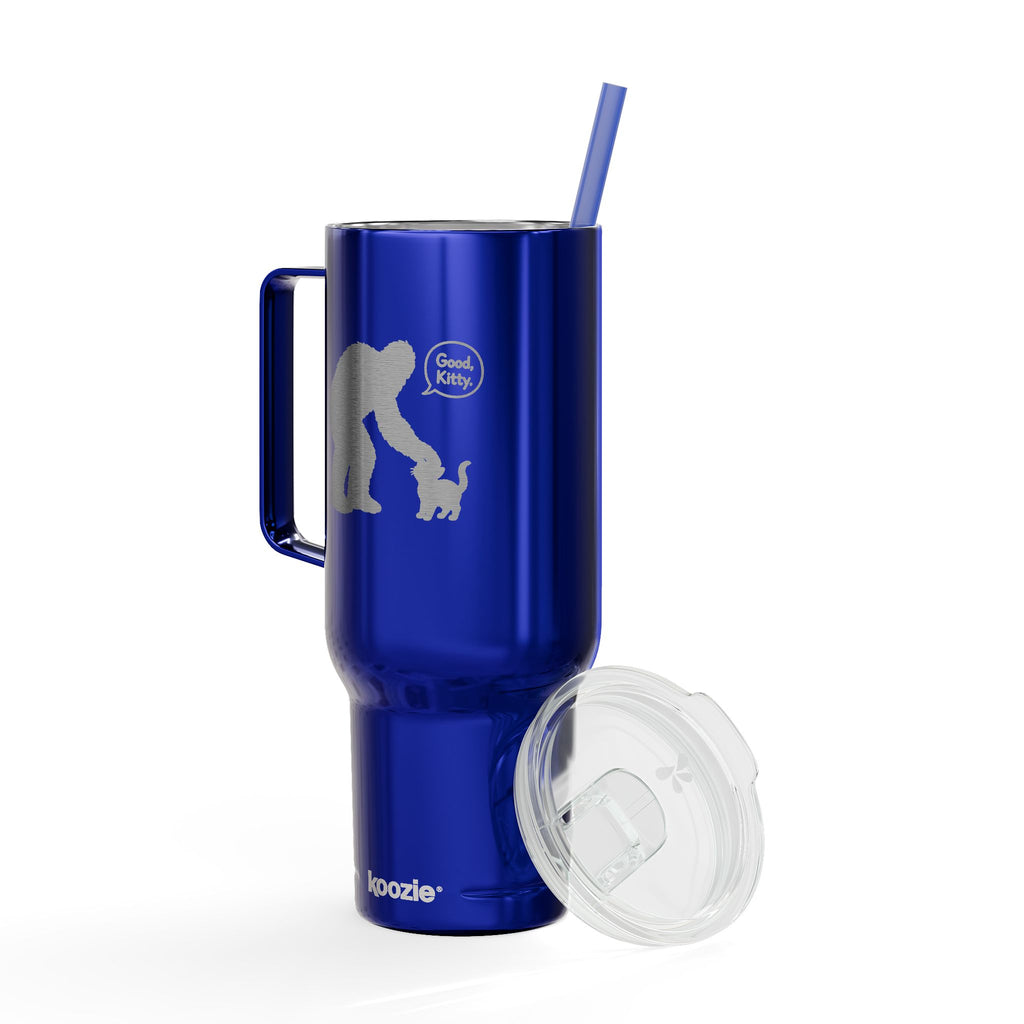 Bigfoot & Cat “Good, Kitty.” 40 oz Insulated Tumbler