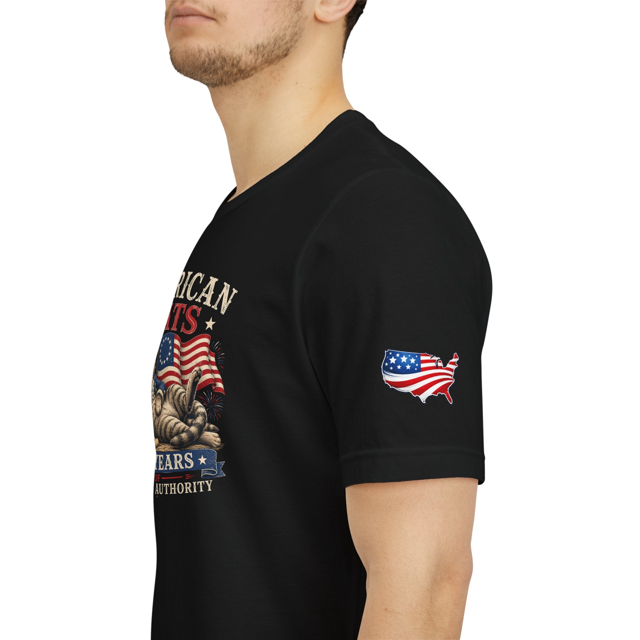 American Cats: 250 Years of Ignoring Authority Patriotic T-Shirt
