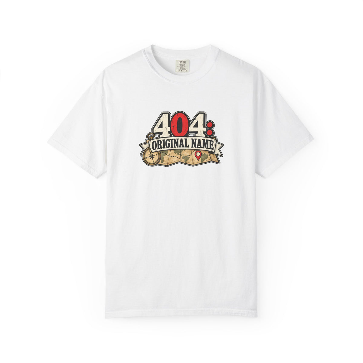404: Original Name T-Shirt | Funny Geography Renaming Shirt