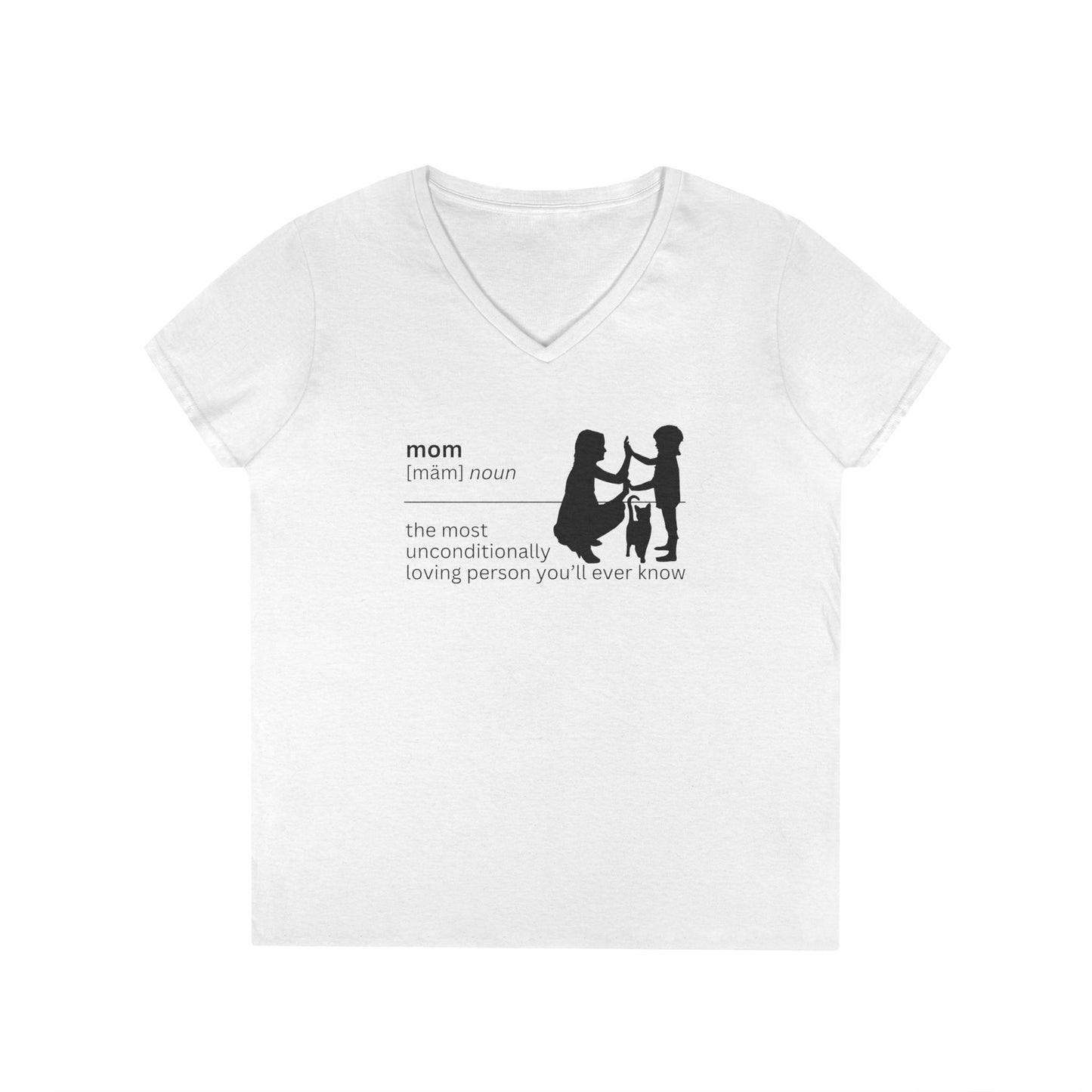 Mom Definition V-Neck T-Shirt - Unconditional Love