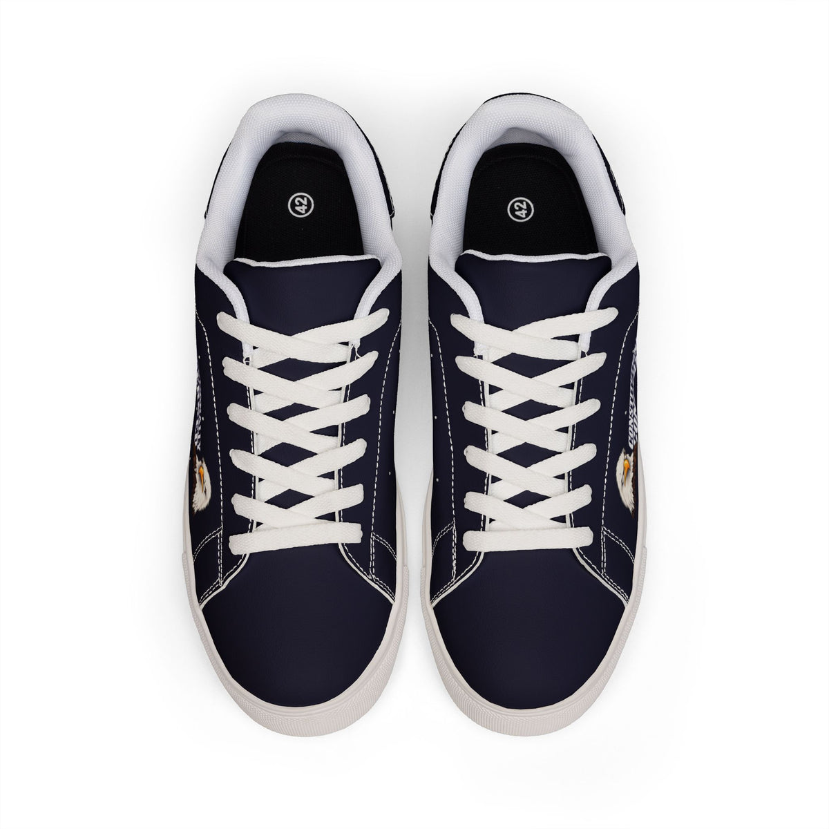 Constitutionally Concerned Eagle Political Humor Low-Top Sneakers