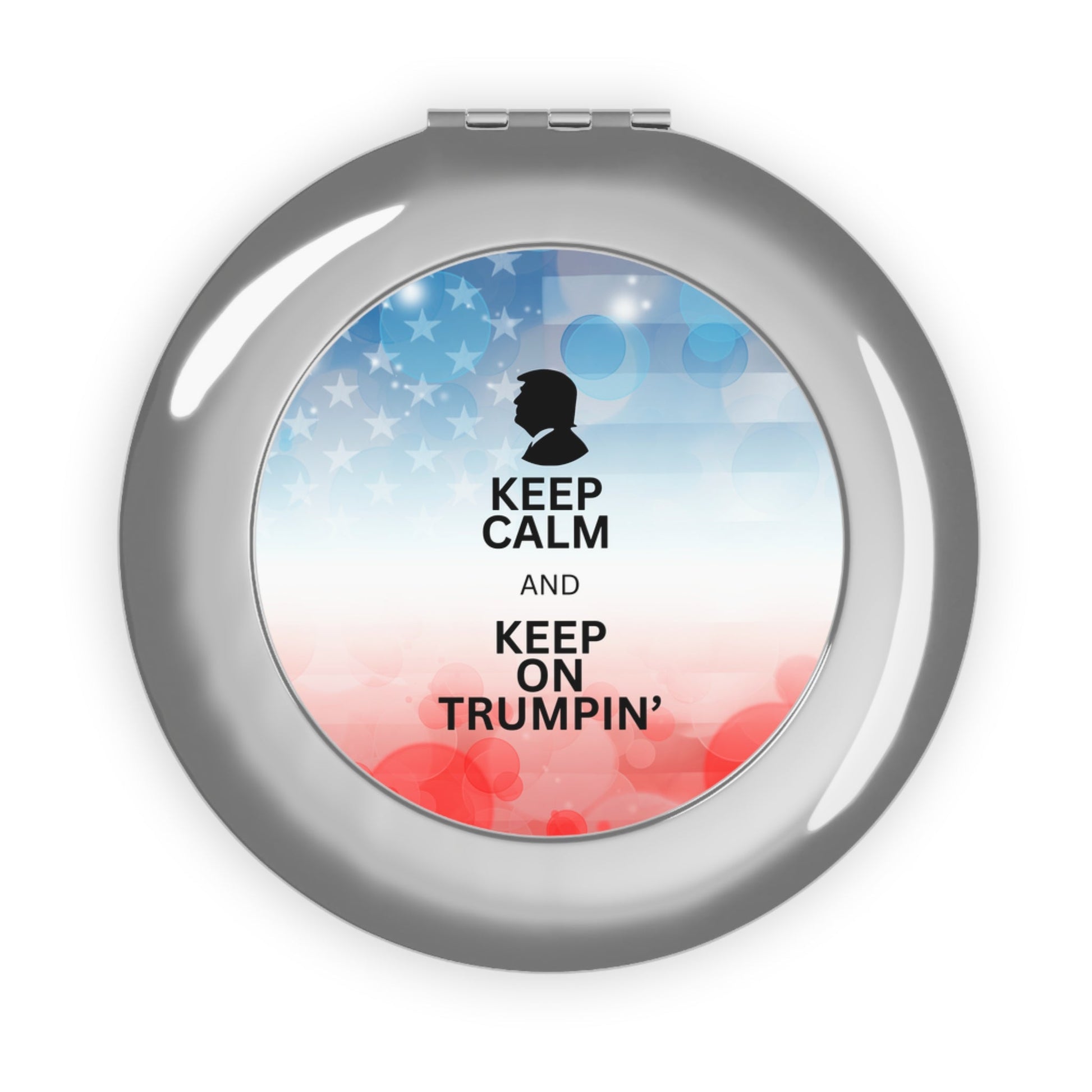Keep Calm and Keep on Trumpin' Compact Travel Mirror Printify