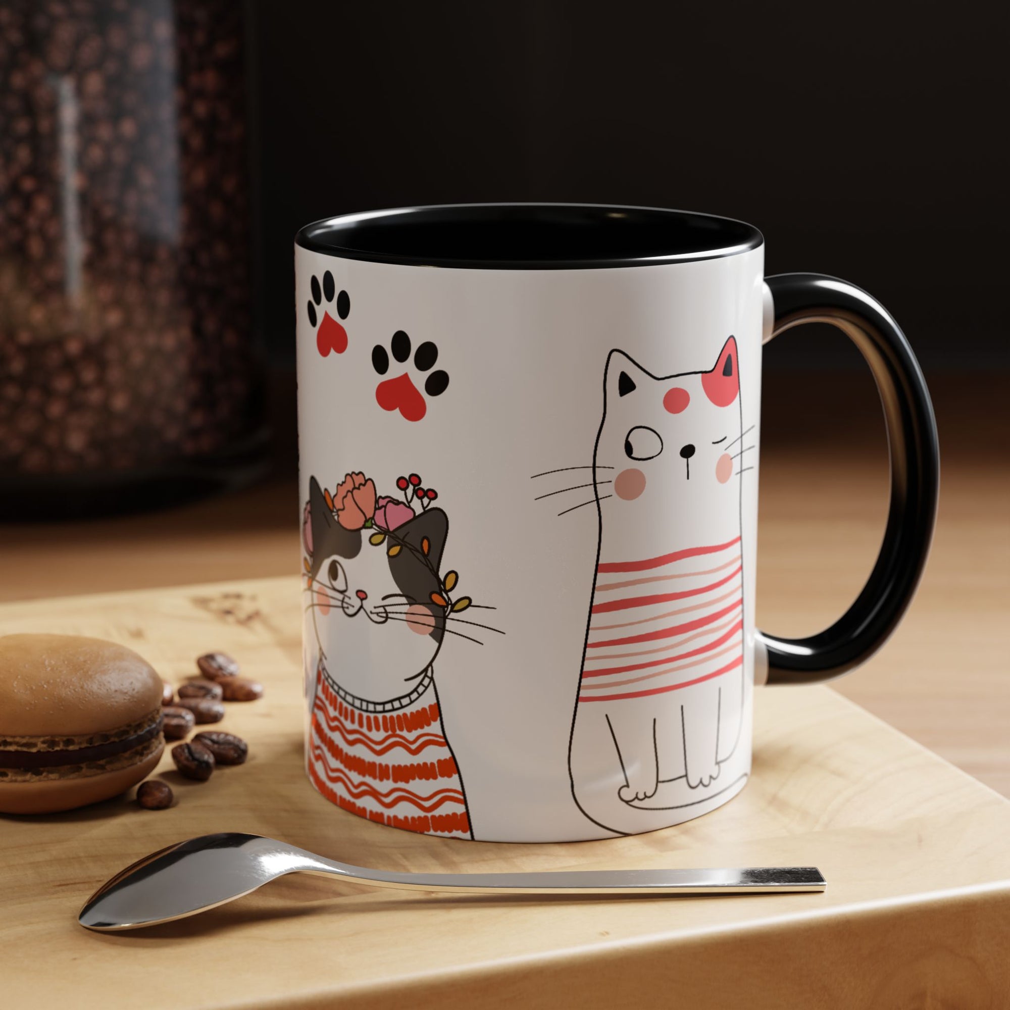 Cute Chilly Cats Coffee Mug