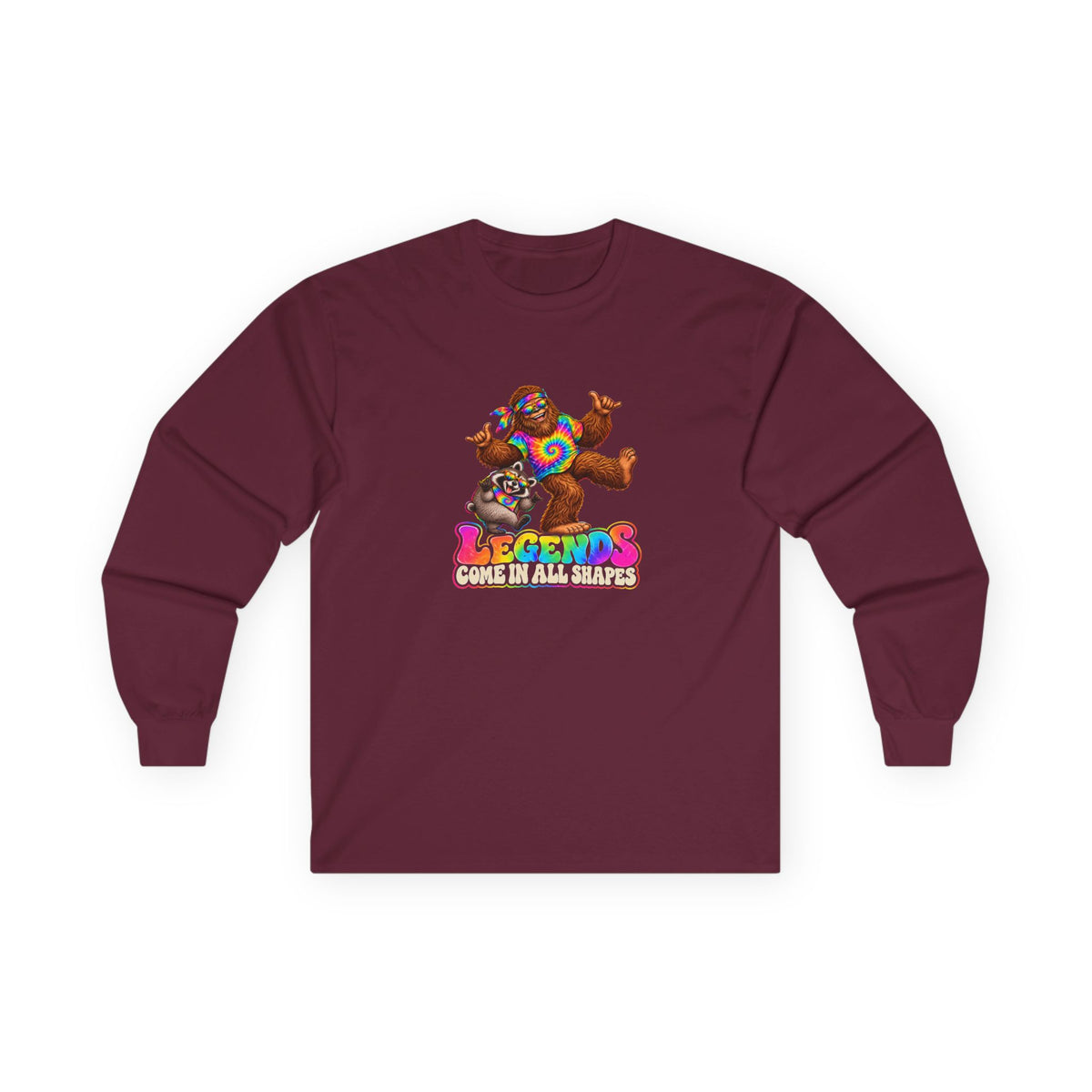 Legends Come in All Shapes | Bigfoot & Jimothy Retro Long-Sleeve Tee