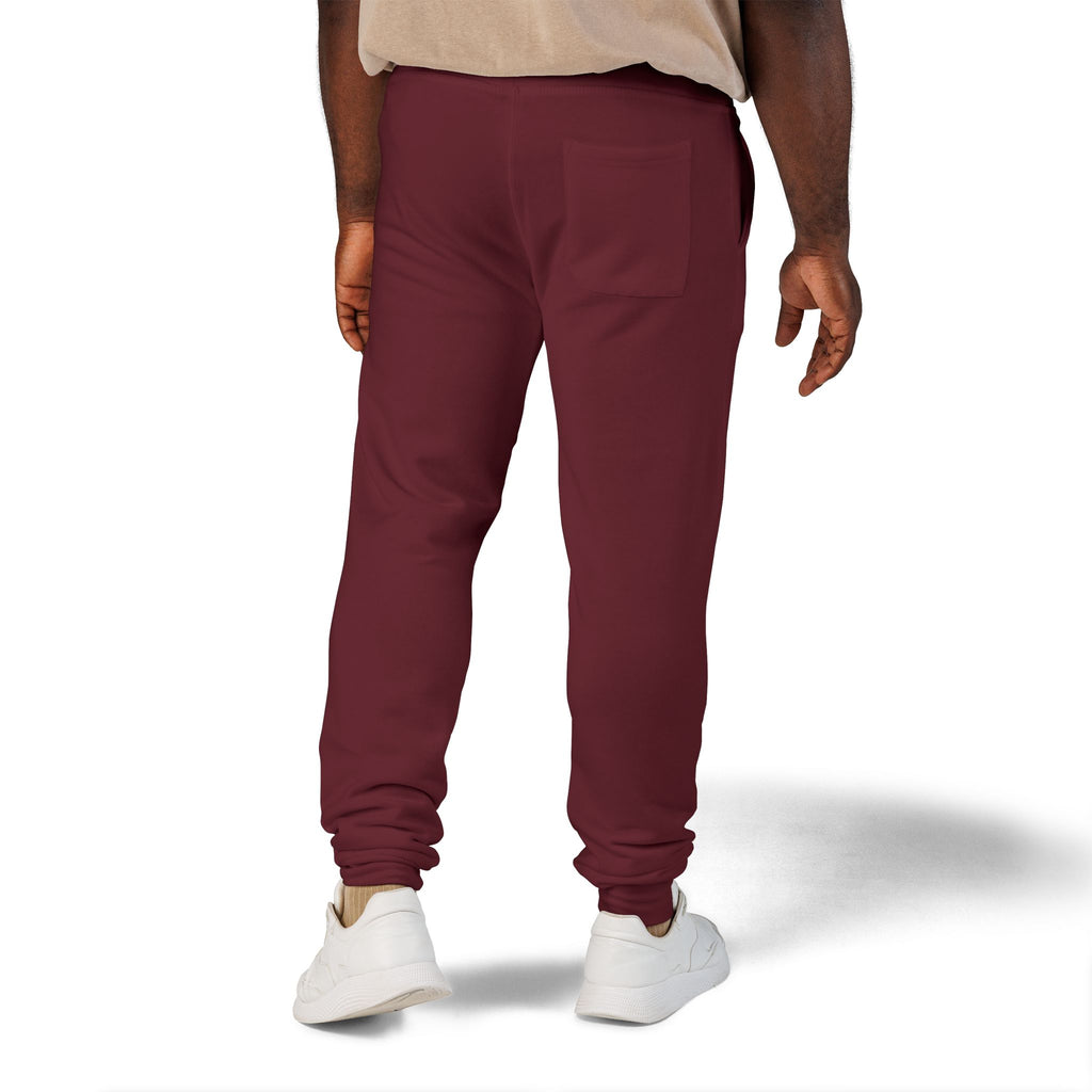 Lap of Management Embroidered Cat Fleece Joggers