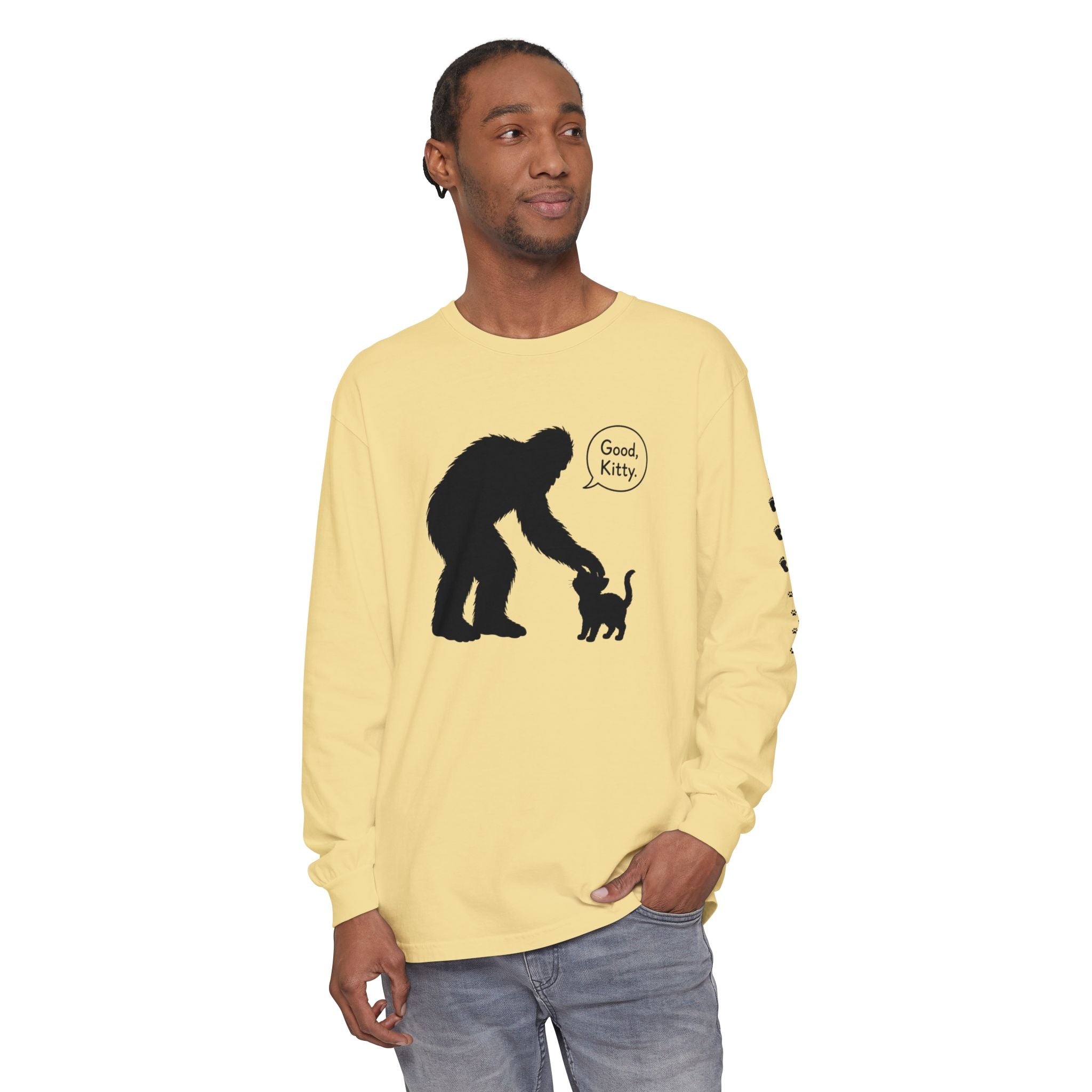 Bigfoot & Kitty “Good, Kitty.” Long Sleeve Shirt