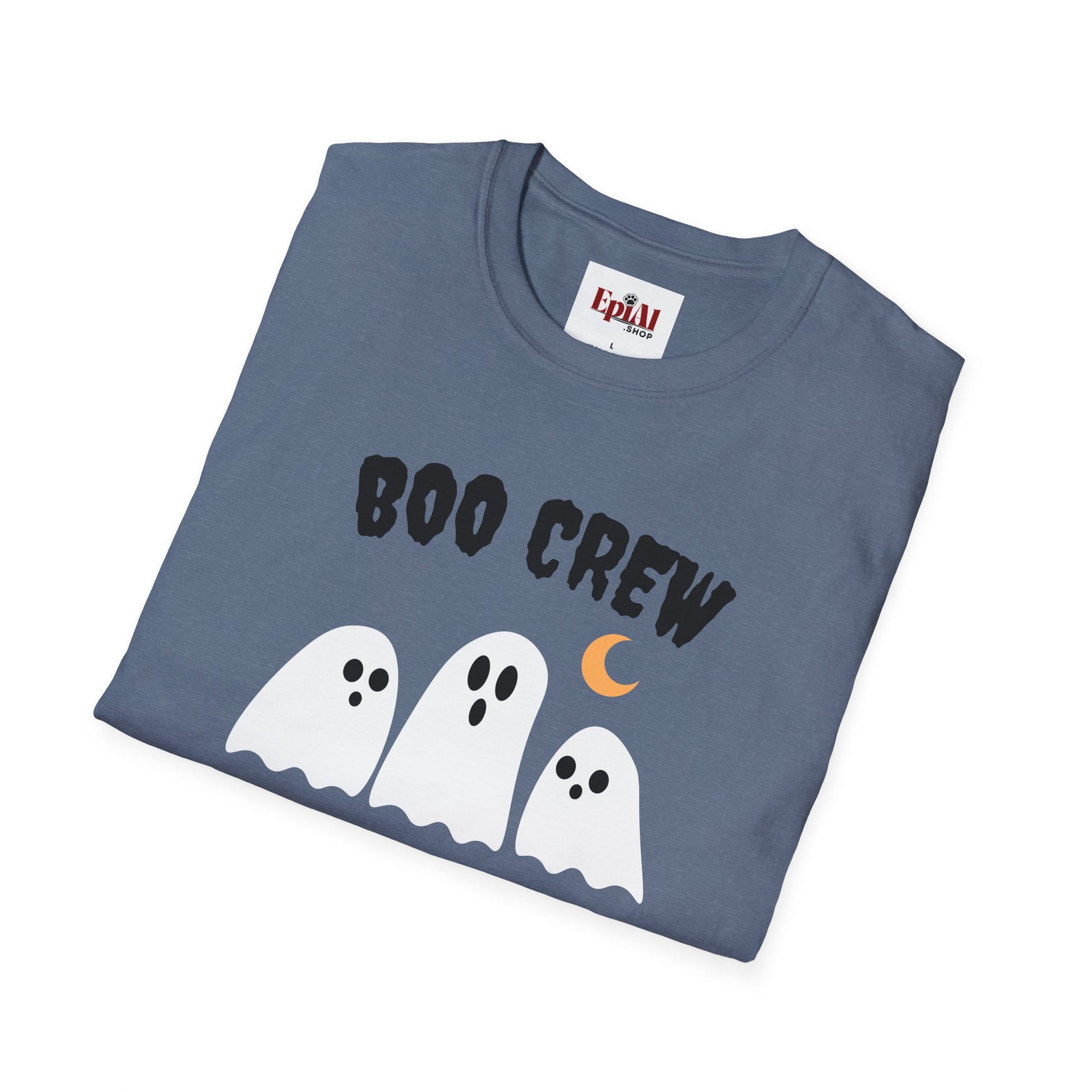 Halloween Boo Crew Unisex T-Shirt, Spooky Apparel, Ghost Lovers, Halloween Costume, Fall Fashion