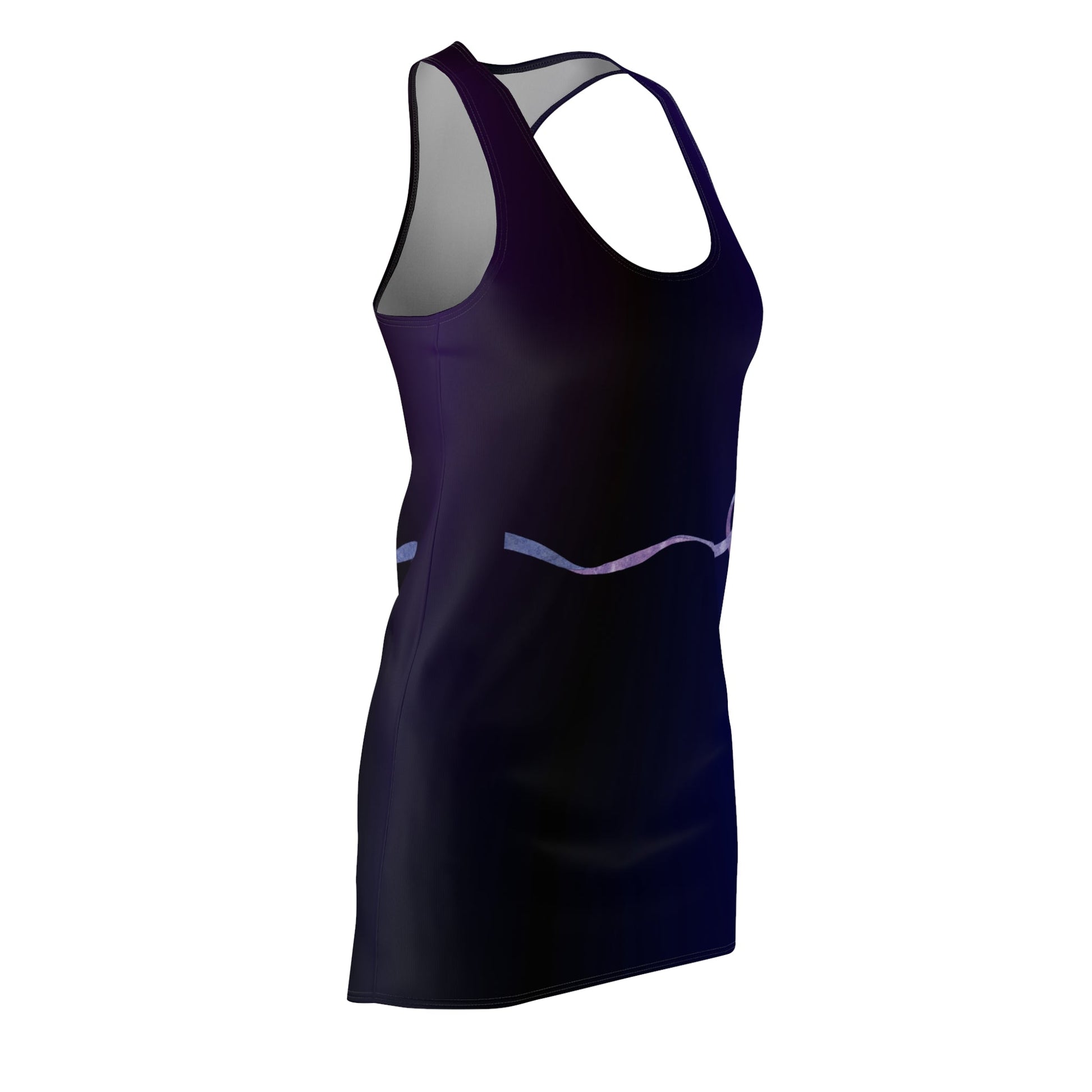 Purple Ribbon for Epilepsy Racerback Dress - Modern Chic with a Message Printify
