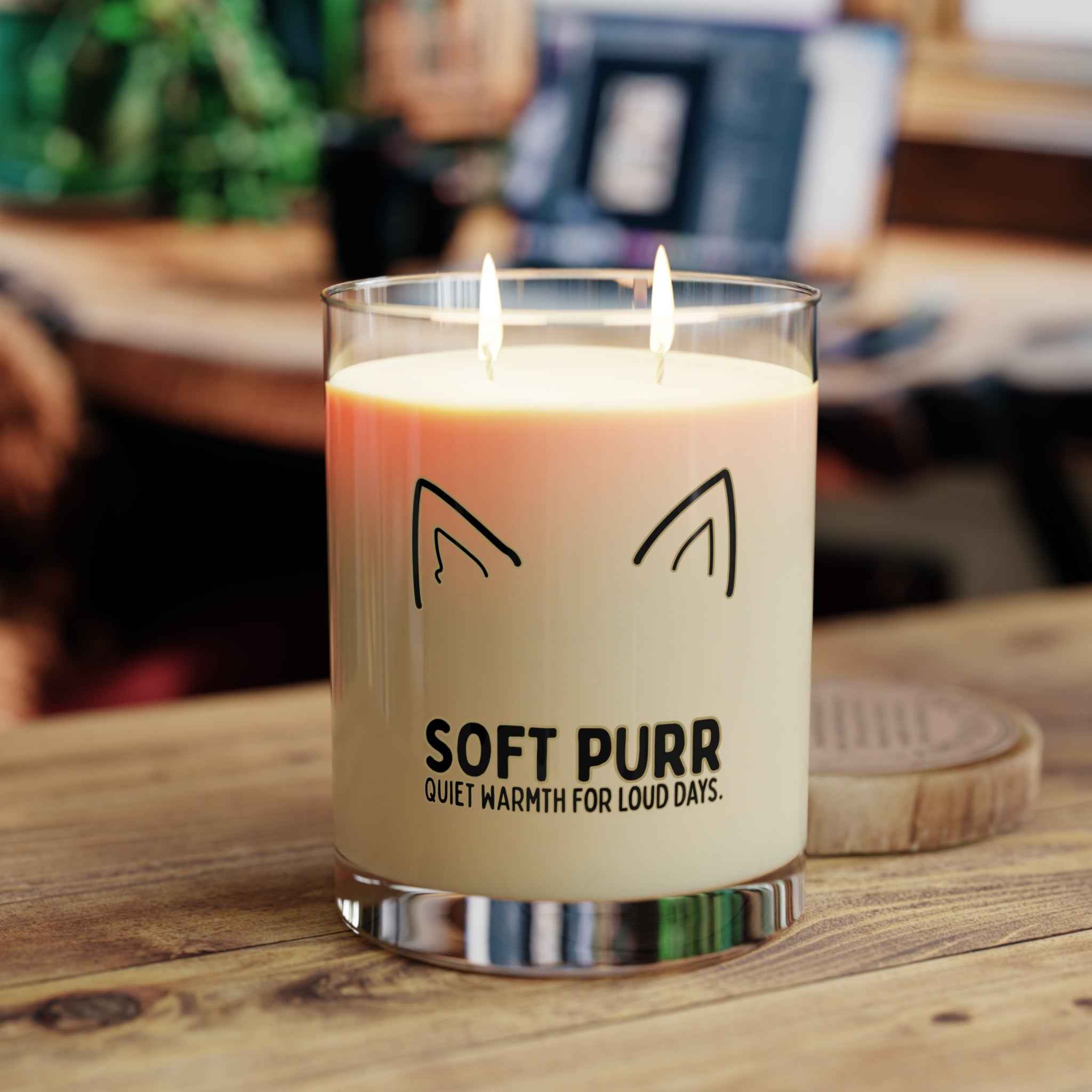 Soft Purr Jar Candle — Quiet Warmth for Loud Days