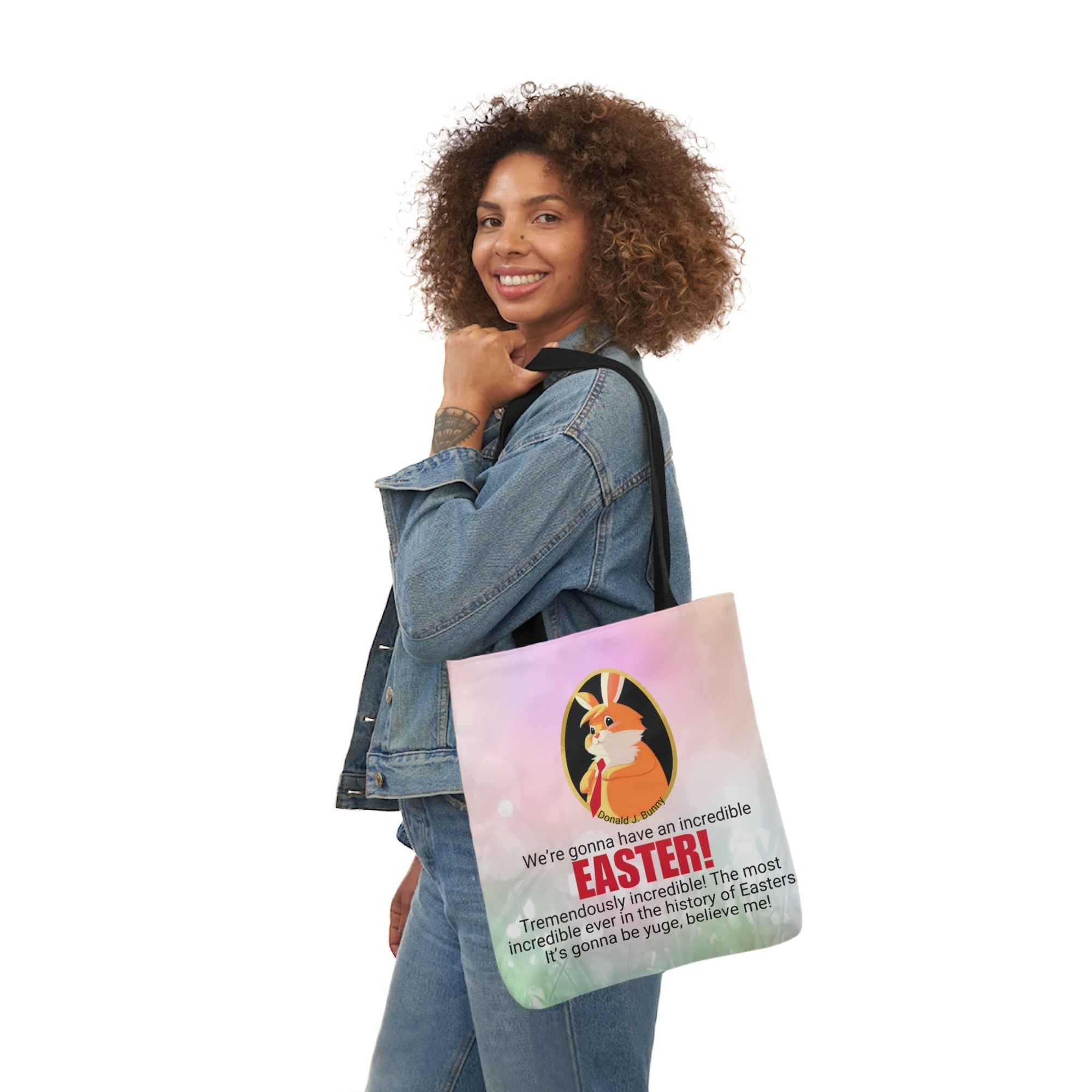 Incredible Easter Canvas Tote Bag - 5-Color Straps Printify