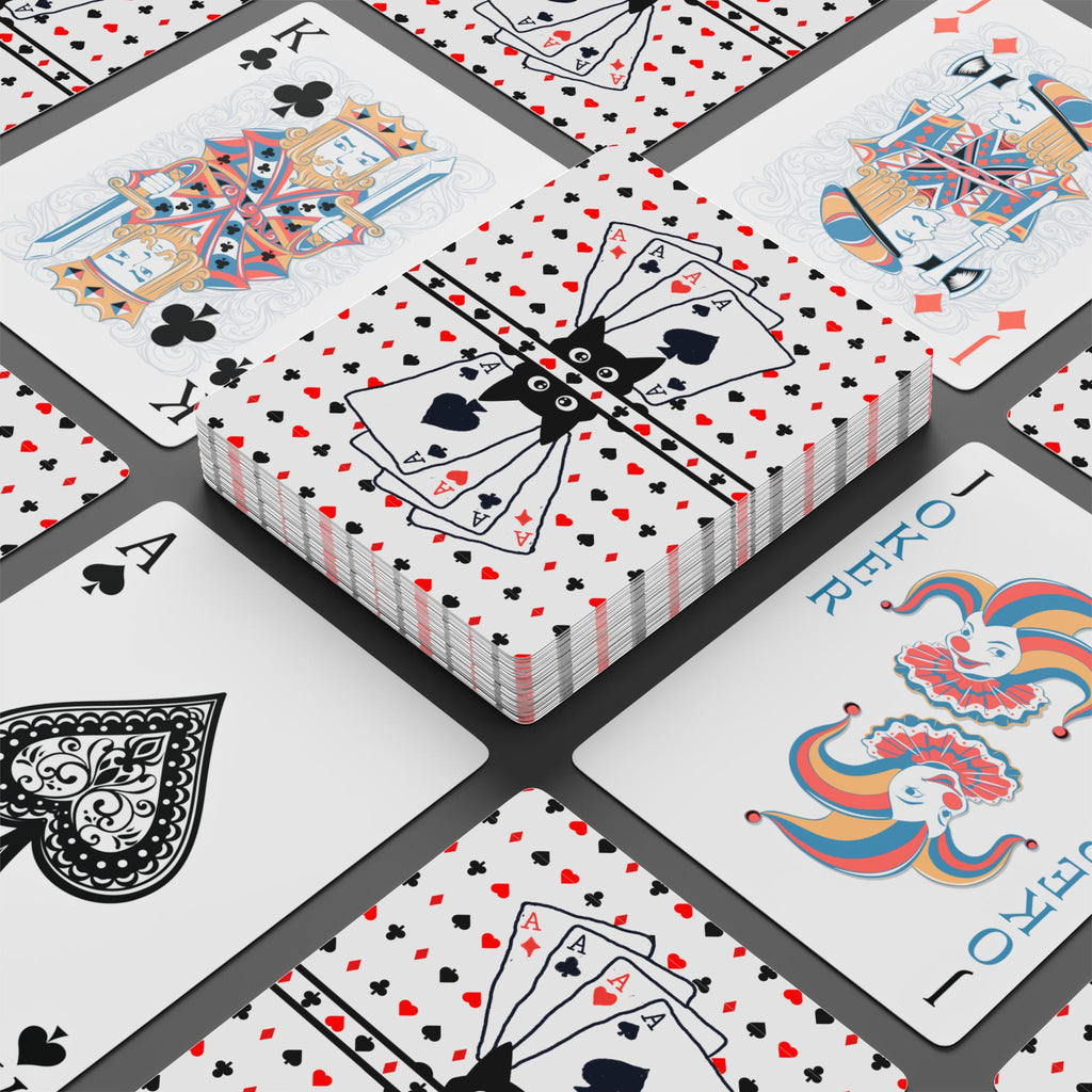 “Purrfect Aces” Cat Poker Playing Cards