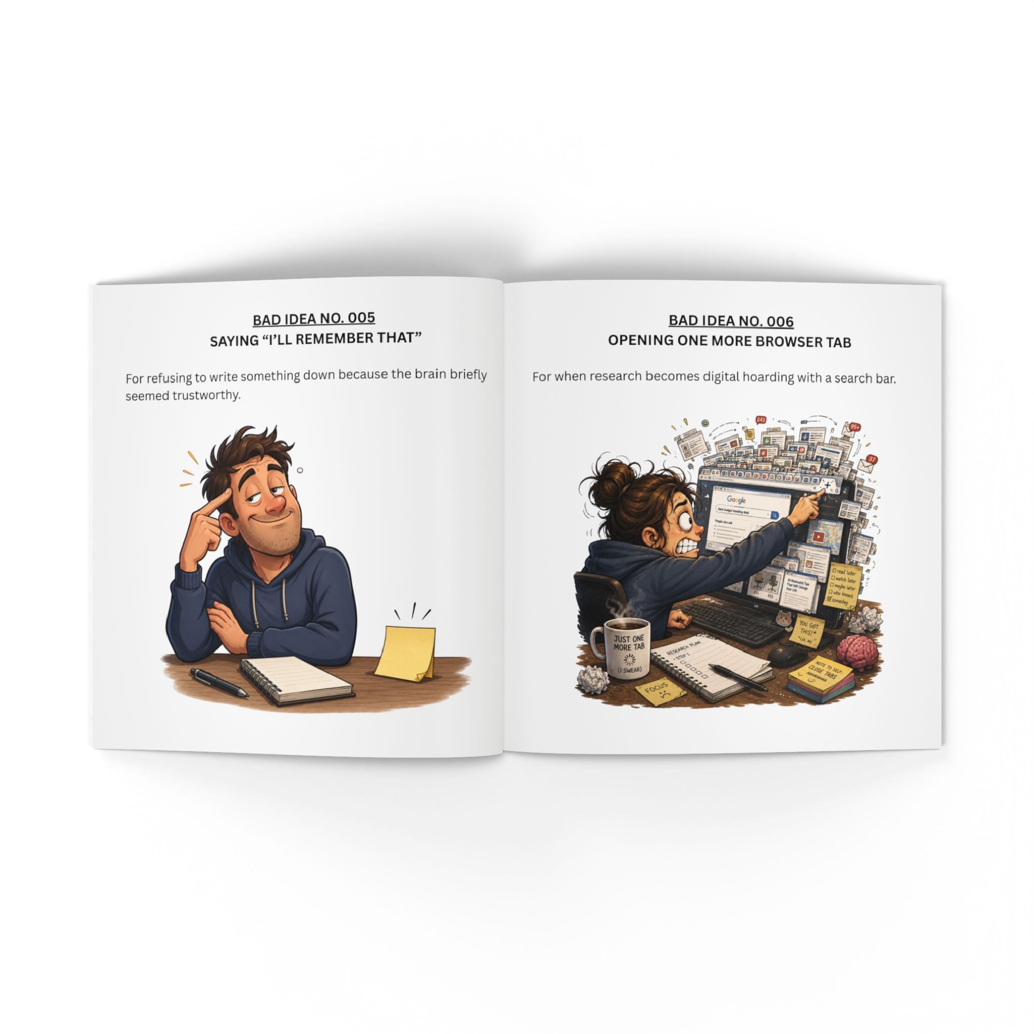 Bureau of Bad Ideas: Funny Faux-Government Softcover Book