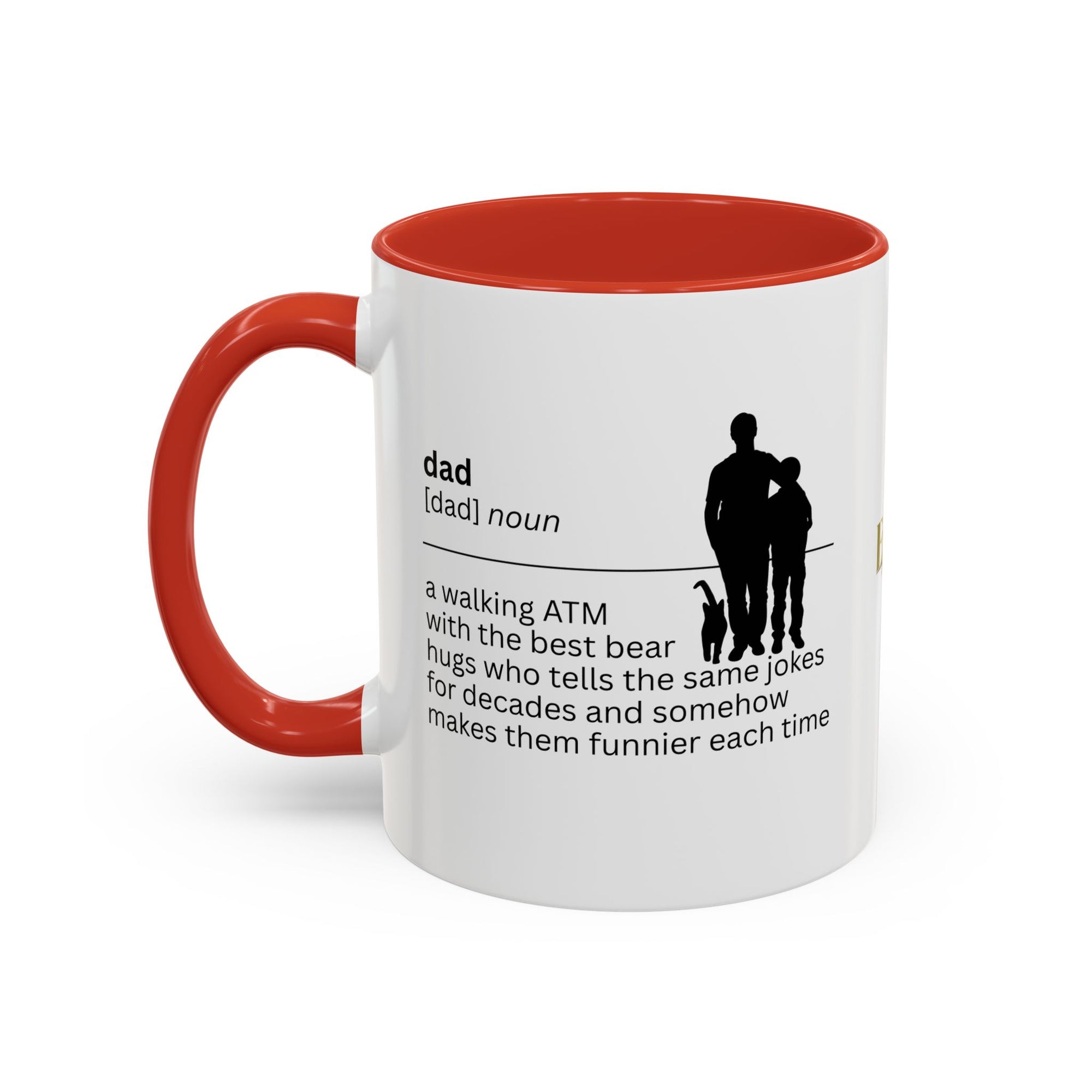 Dad ATM Accent Coffee Mug - Perfect Gift for Dads