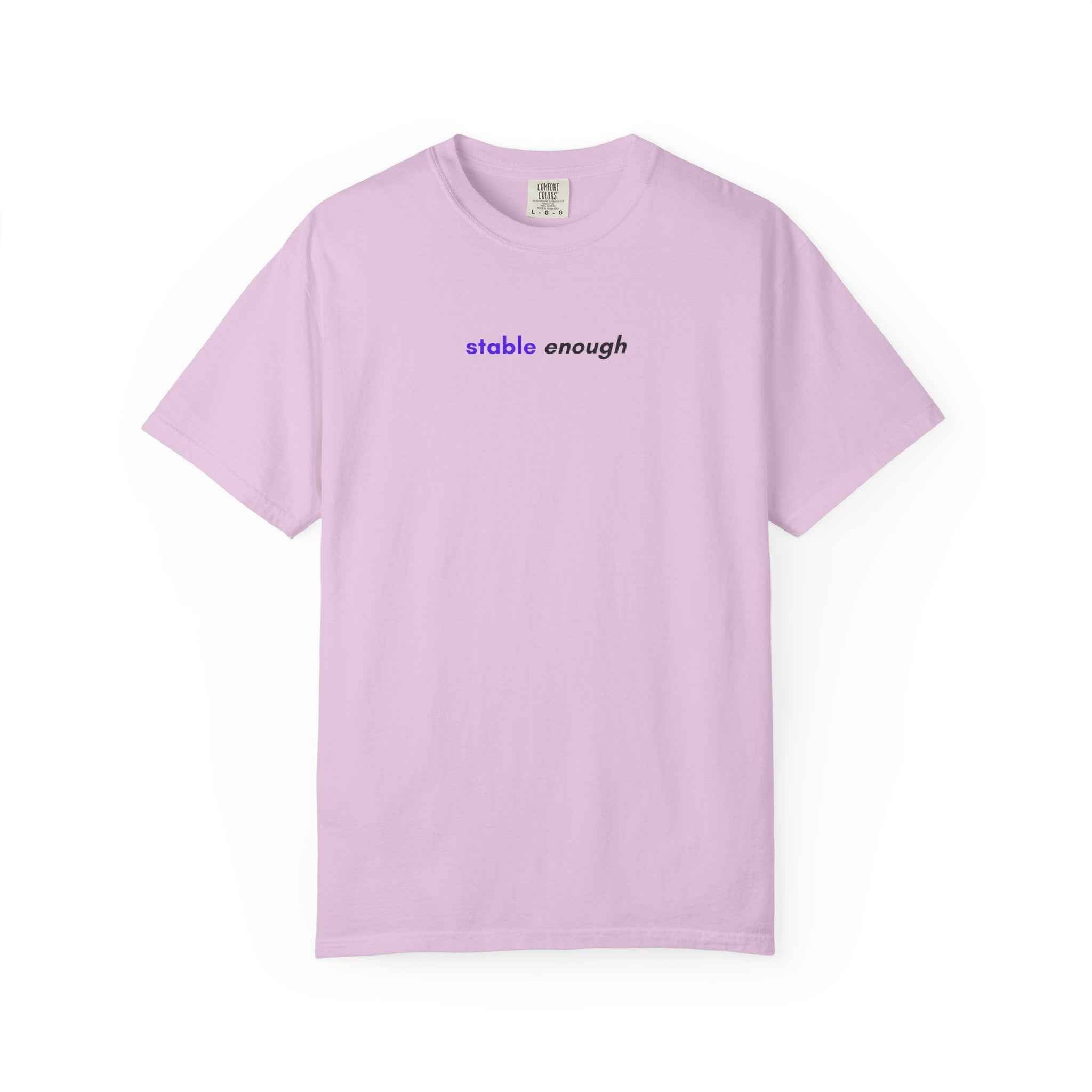 Stable Enough Epilepsy Awareness T-Shirt | Minimal Awareness Tee