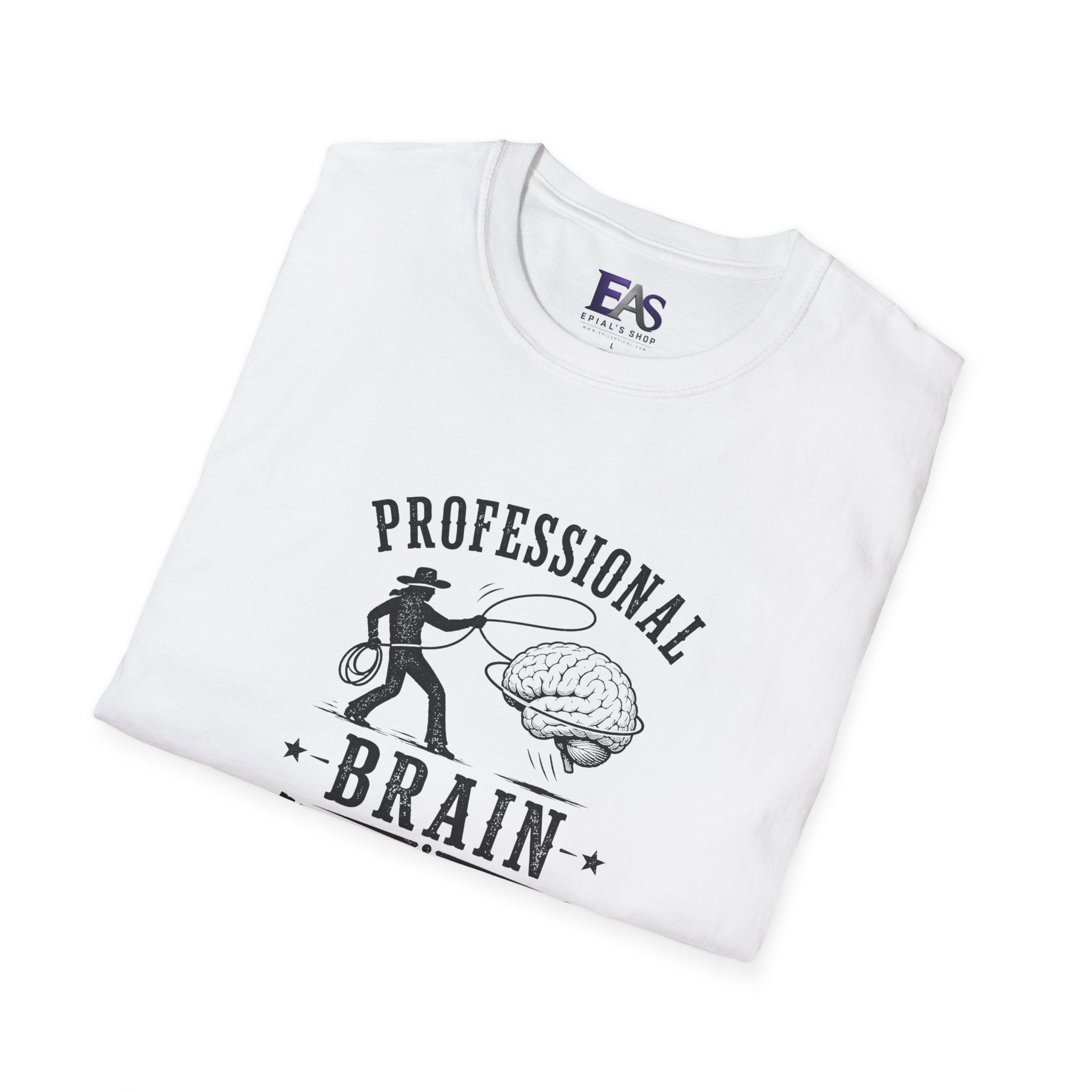 Professional Brain Wrangler Epilepsy Awareness T-Shirt