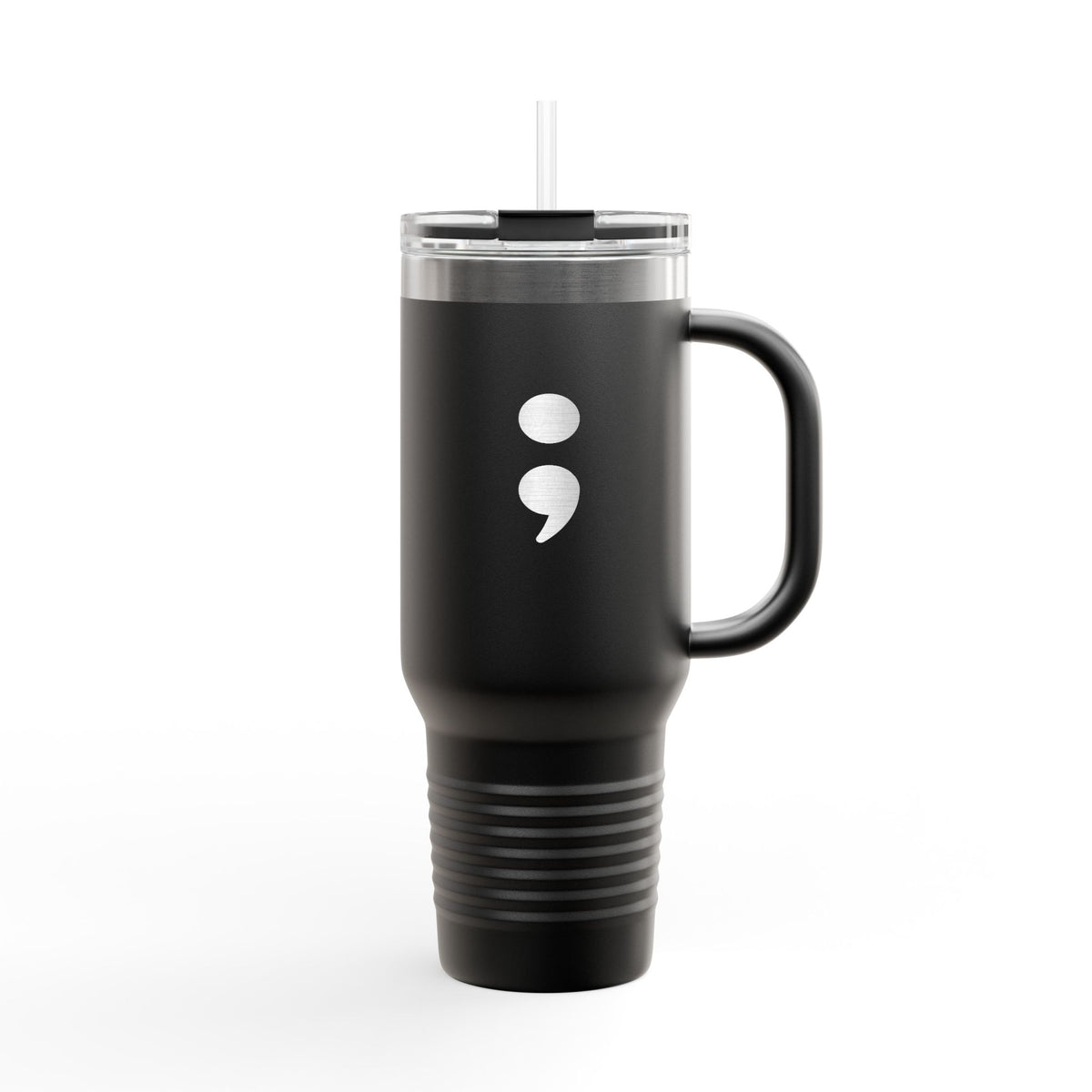 Semicolon Suicide Awareness 40 oz Insulated Travel Mug