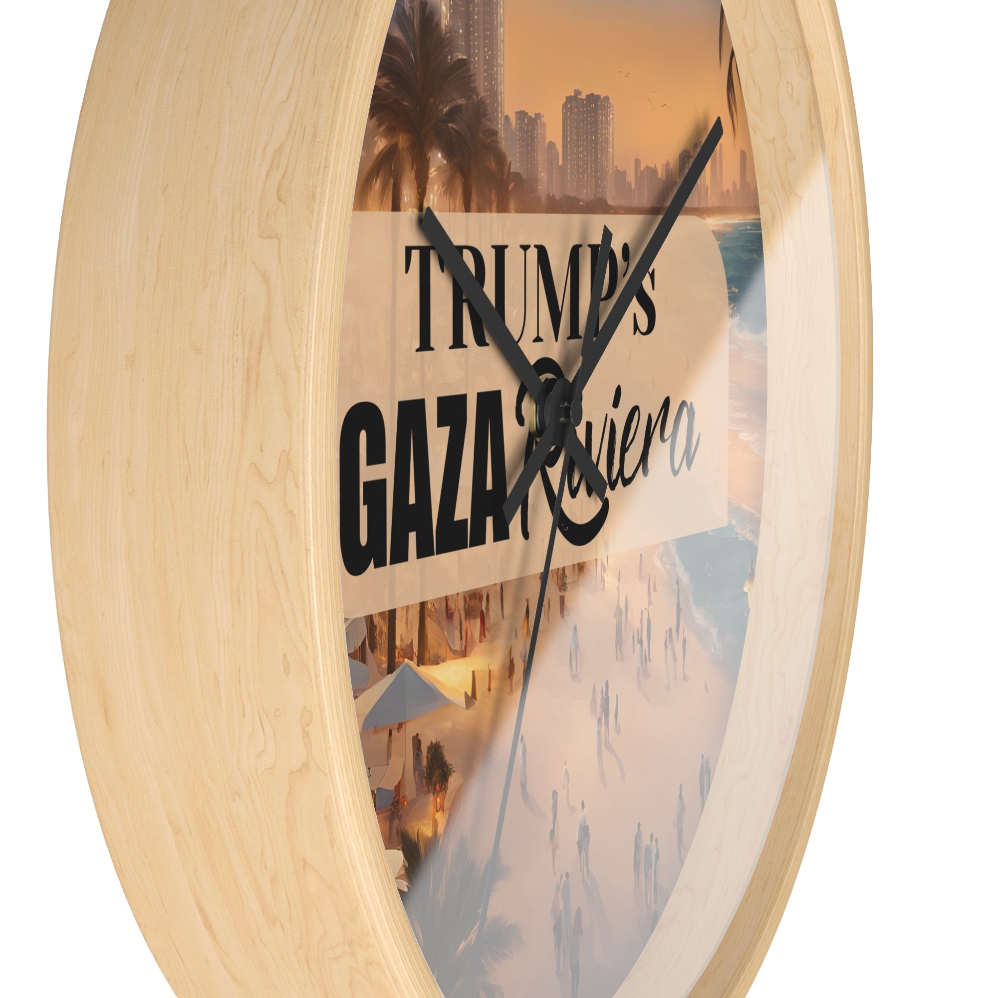 Trump's Gaza Riviera Wall Clock