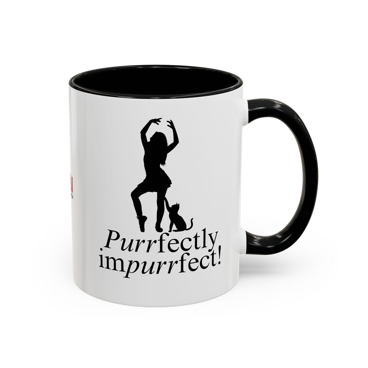 Purrfectly Impurrfect Accent Coffee Mug (11, 15oz)