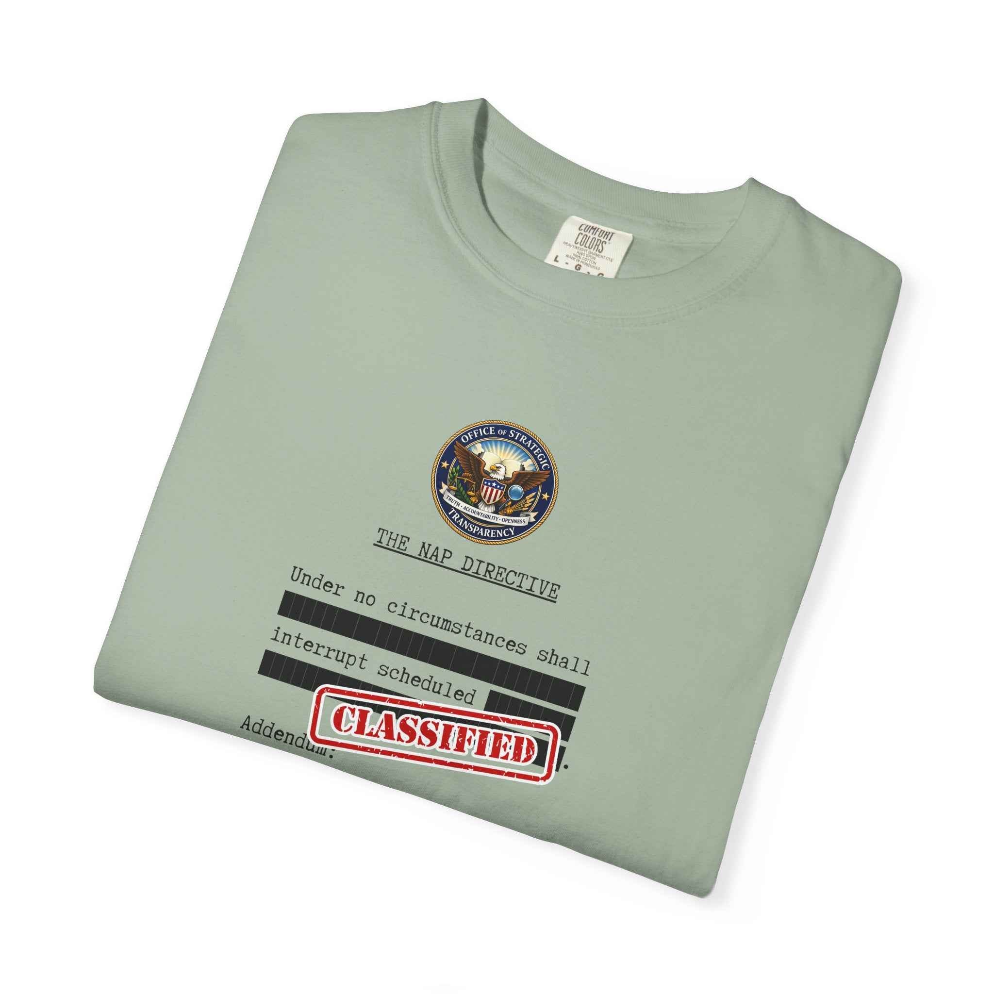 The Nap Directive Unisex T-Shirt – Official Rest Policy Graphic Tee
