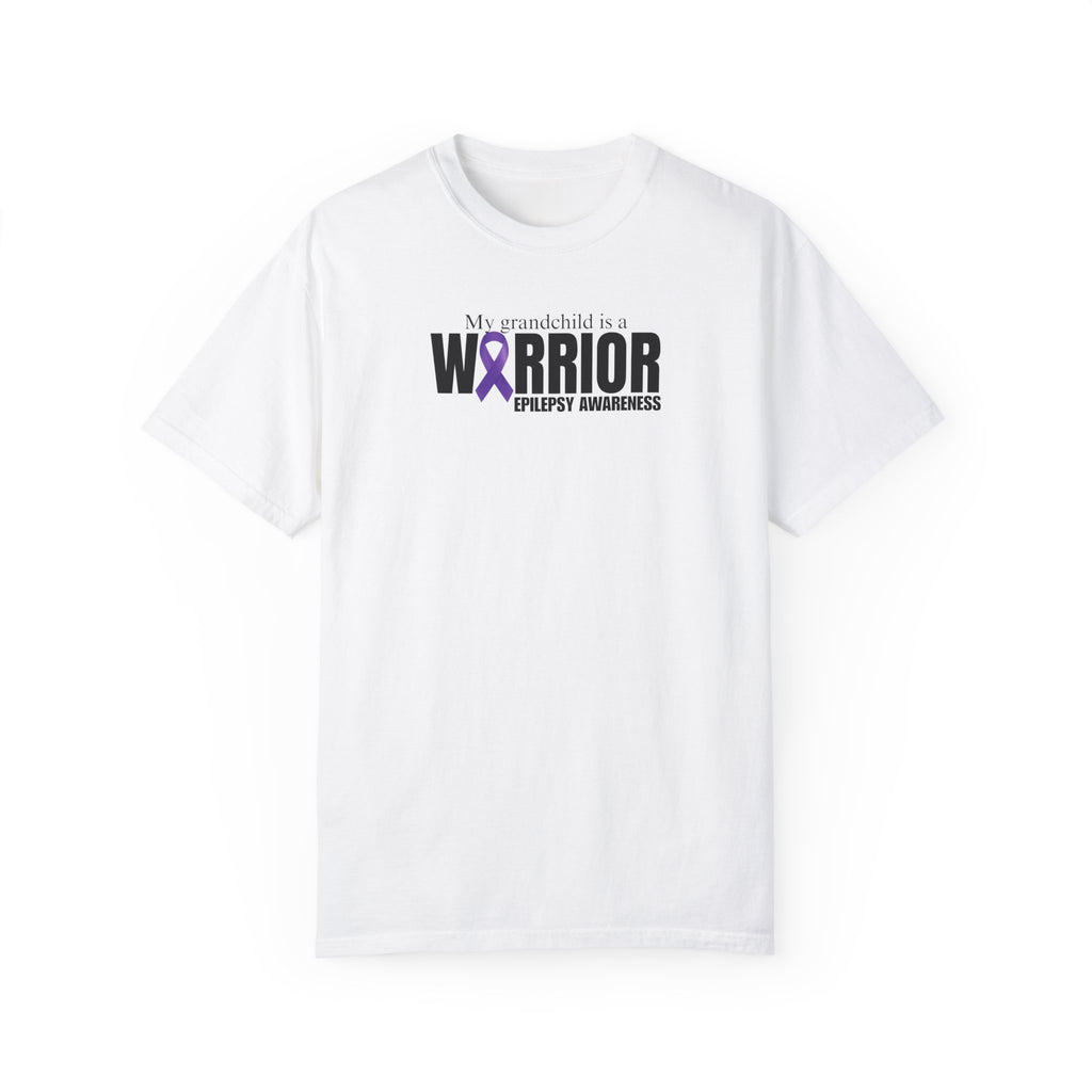 Epilepsy Awareness T-Shirt - Grandchild is a Warrior