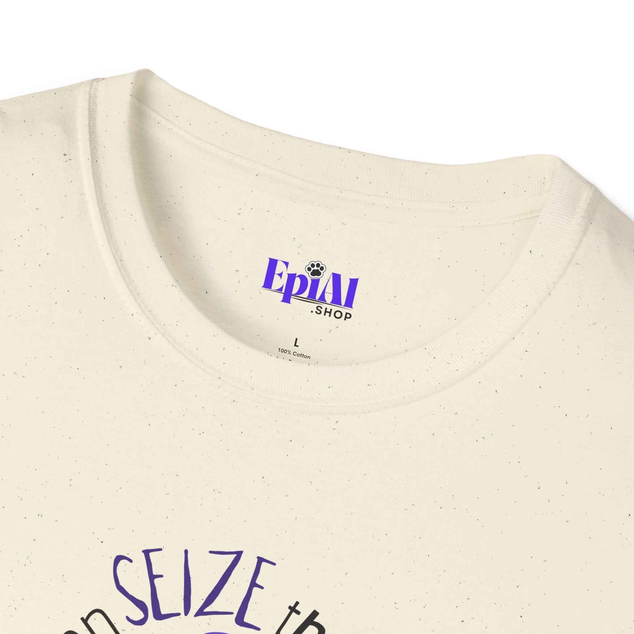 “I Can SEIZE the Day — Literally!” Epilepsy Awareness Pin Button (3