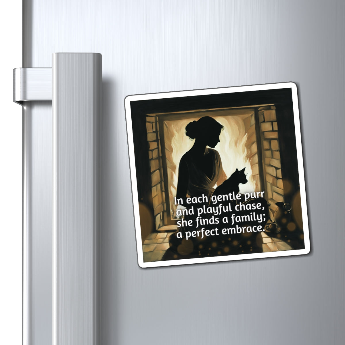 Photo depicting the ​Cat Lady Family Magnets from EpiAl's Shop.