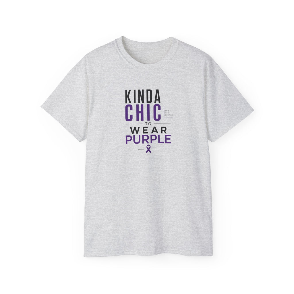 Kinda Chic to Wear Purple Epilepsy Awareness T-Shirt
