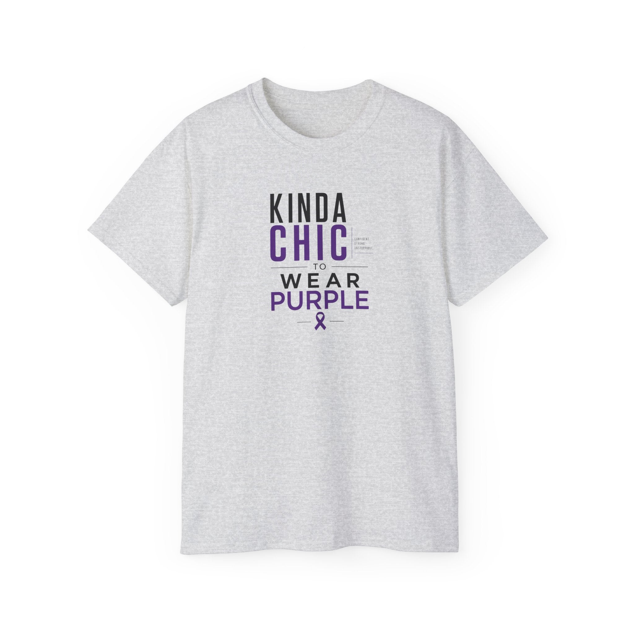 Kinda Chic to Wear Purple Epilepsy Awareness T-Shirt