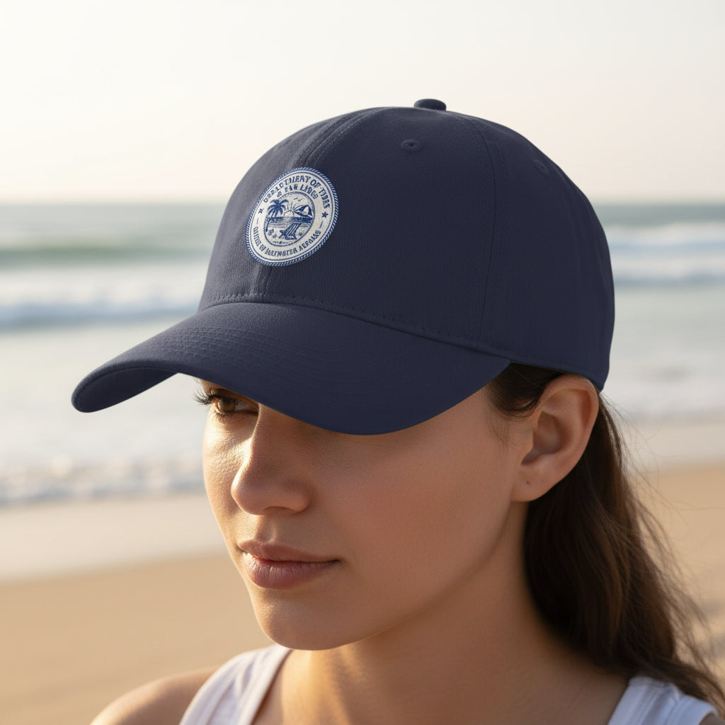 Department of Tides & Tan Lines Dad Cap – Coastal Seal Hat, Office of Saltwater Affairs