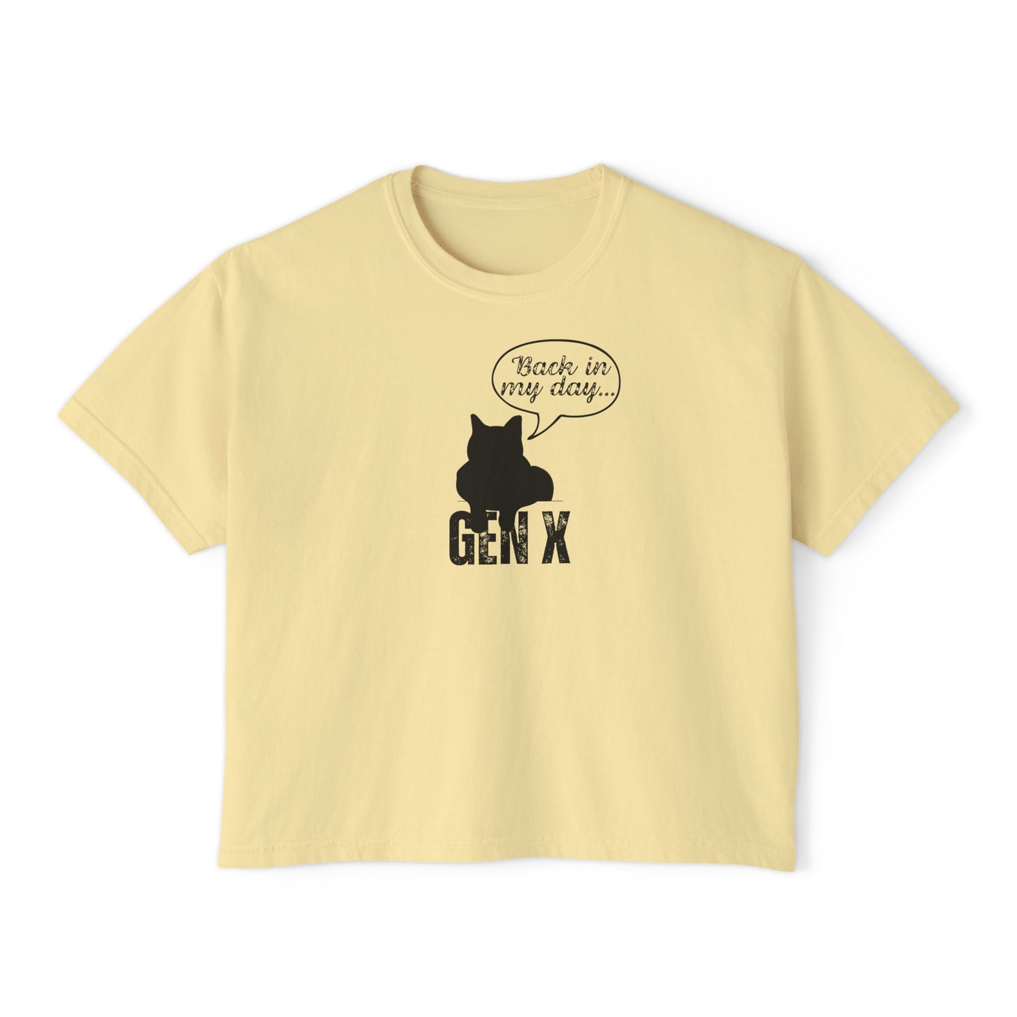 Gen X Women's Boxy Tee - T - Shirt - Epileptic Al’s Shop